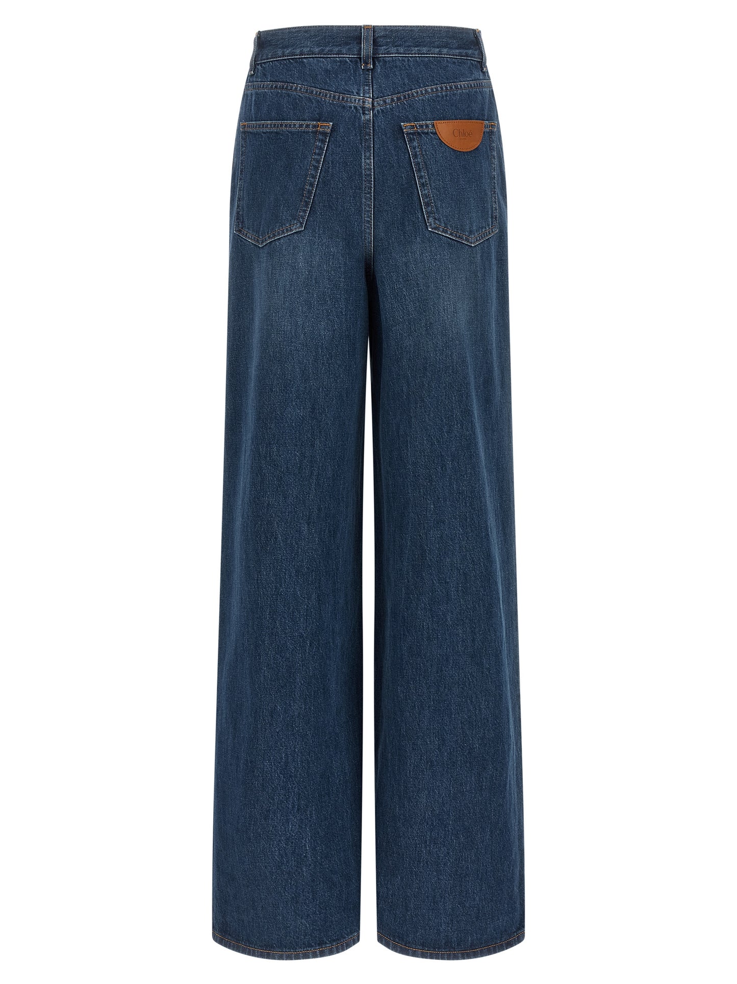 Blue Cotton Jeans Denim