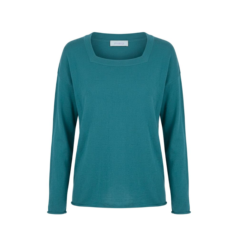 Blue Cotton Women's Sweater