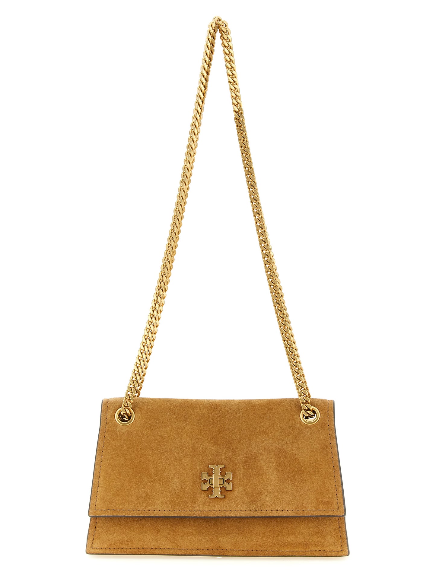 Brown Calfskin Shoulder Bag