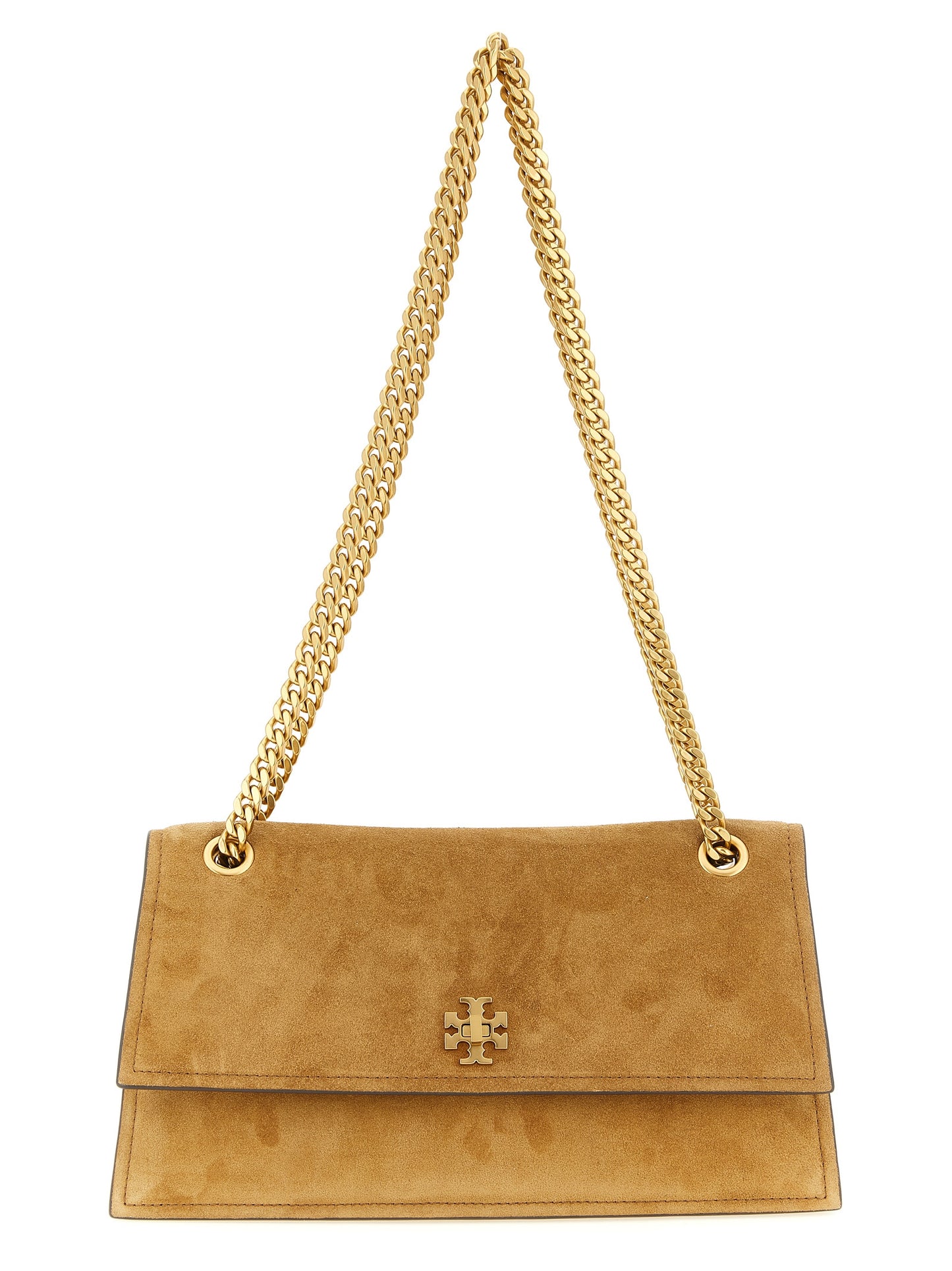 Brown Calfskin Shoulder Bag