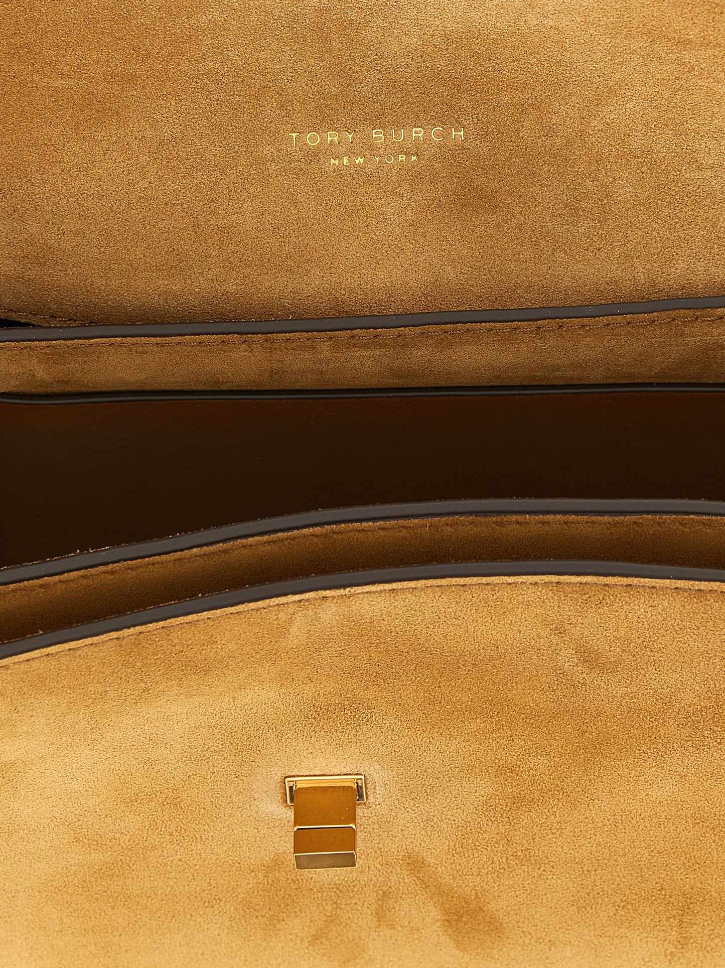 Brown Calfskin Shoulder Bag