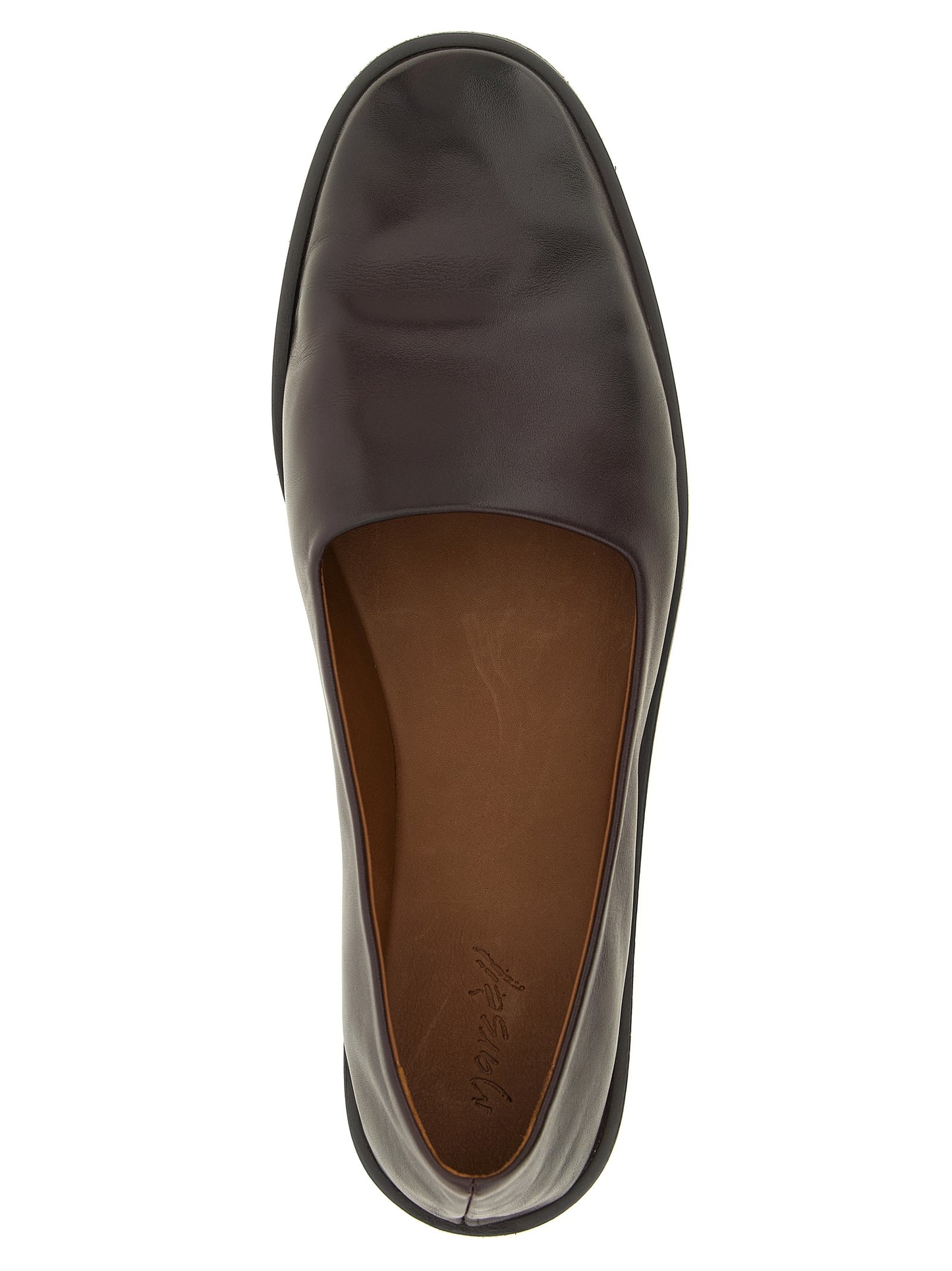 Brown Calfskin Ballet Flats
