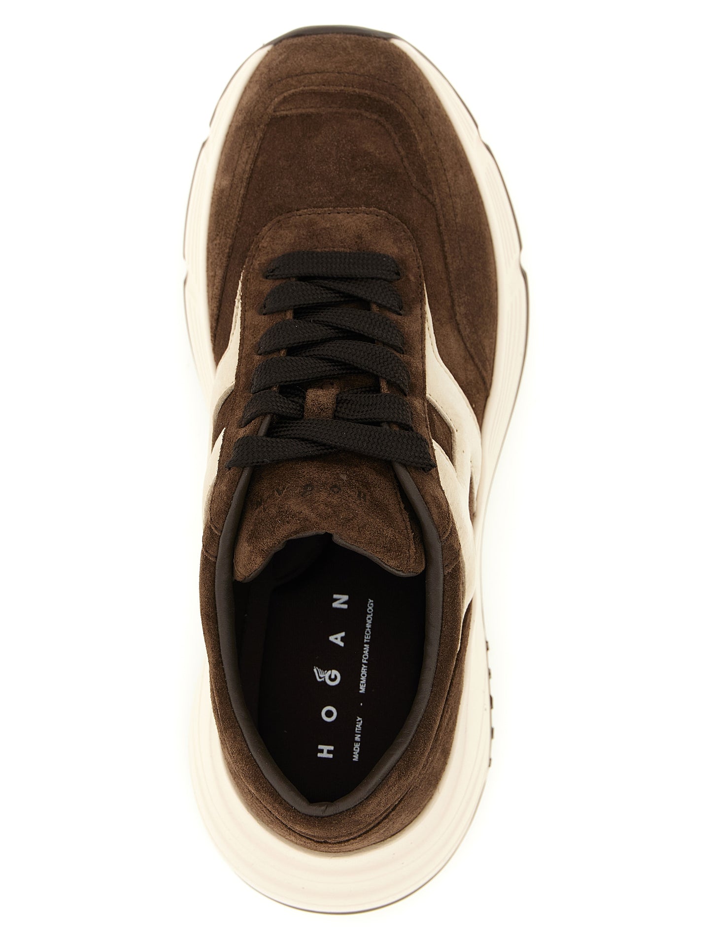 Brown Calfskin Athletic Sneakers