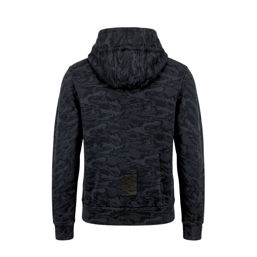 Black Cotton Women's Sweatshirt