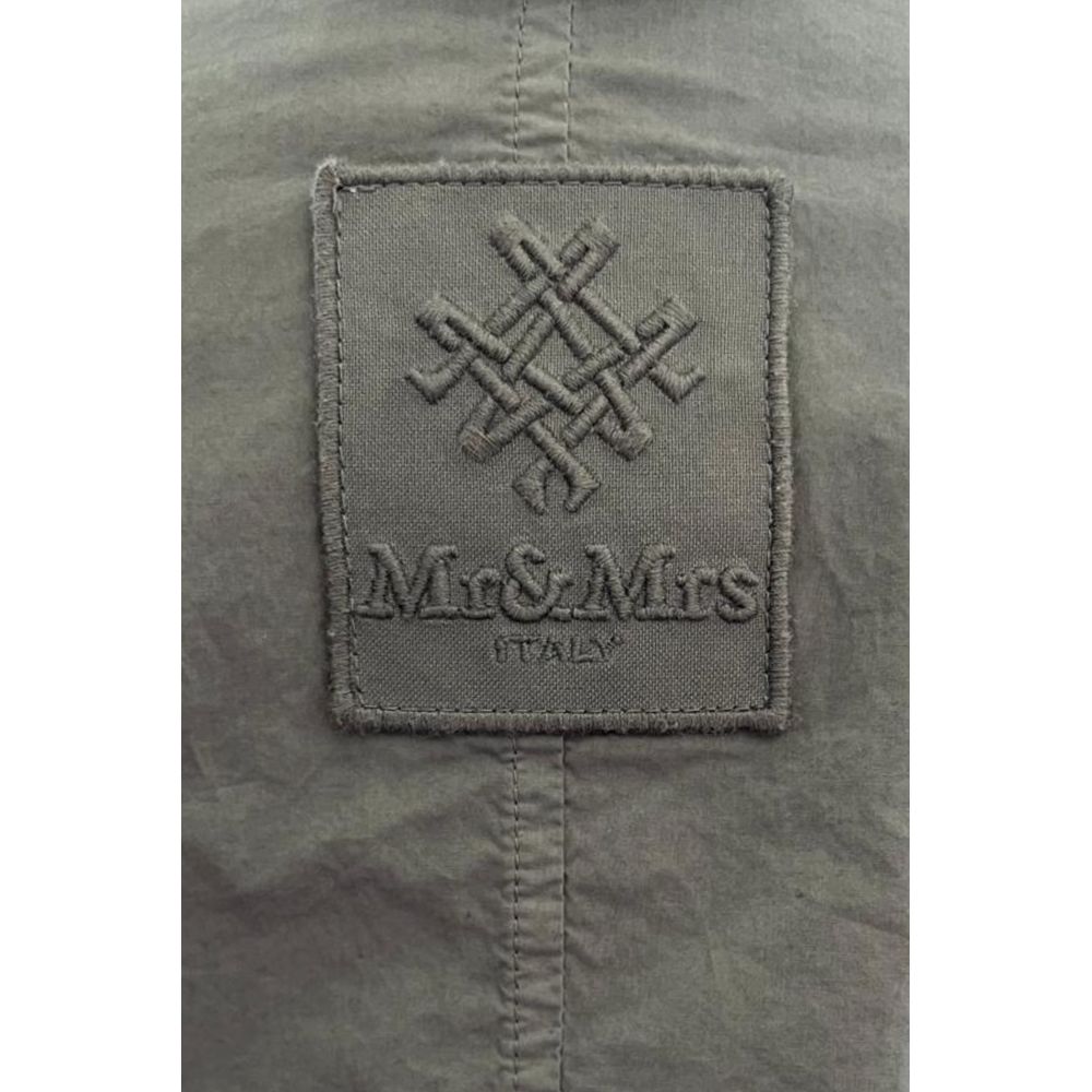 Grey Cotton Women Shirt