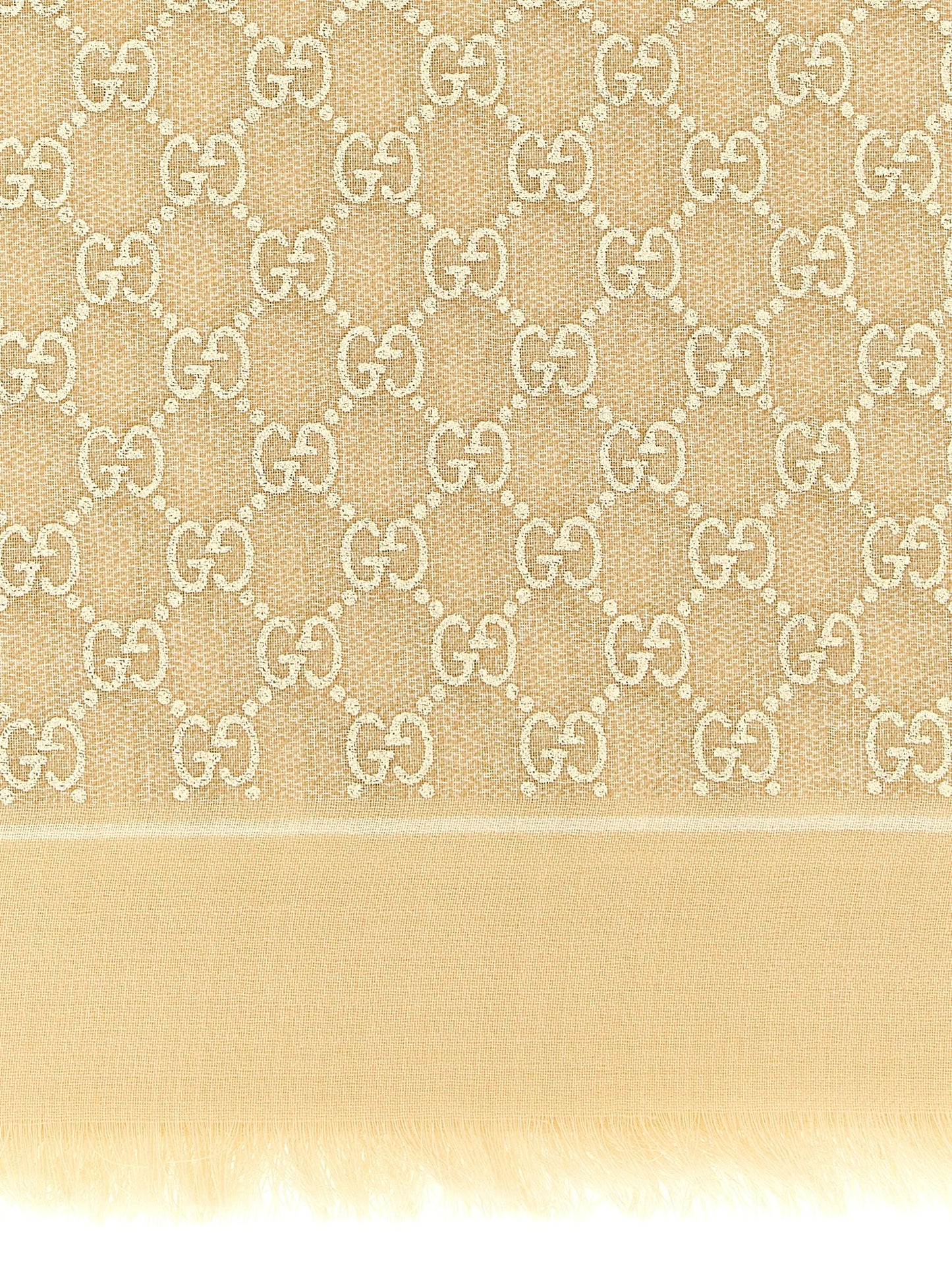 Beige Wool Scarf