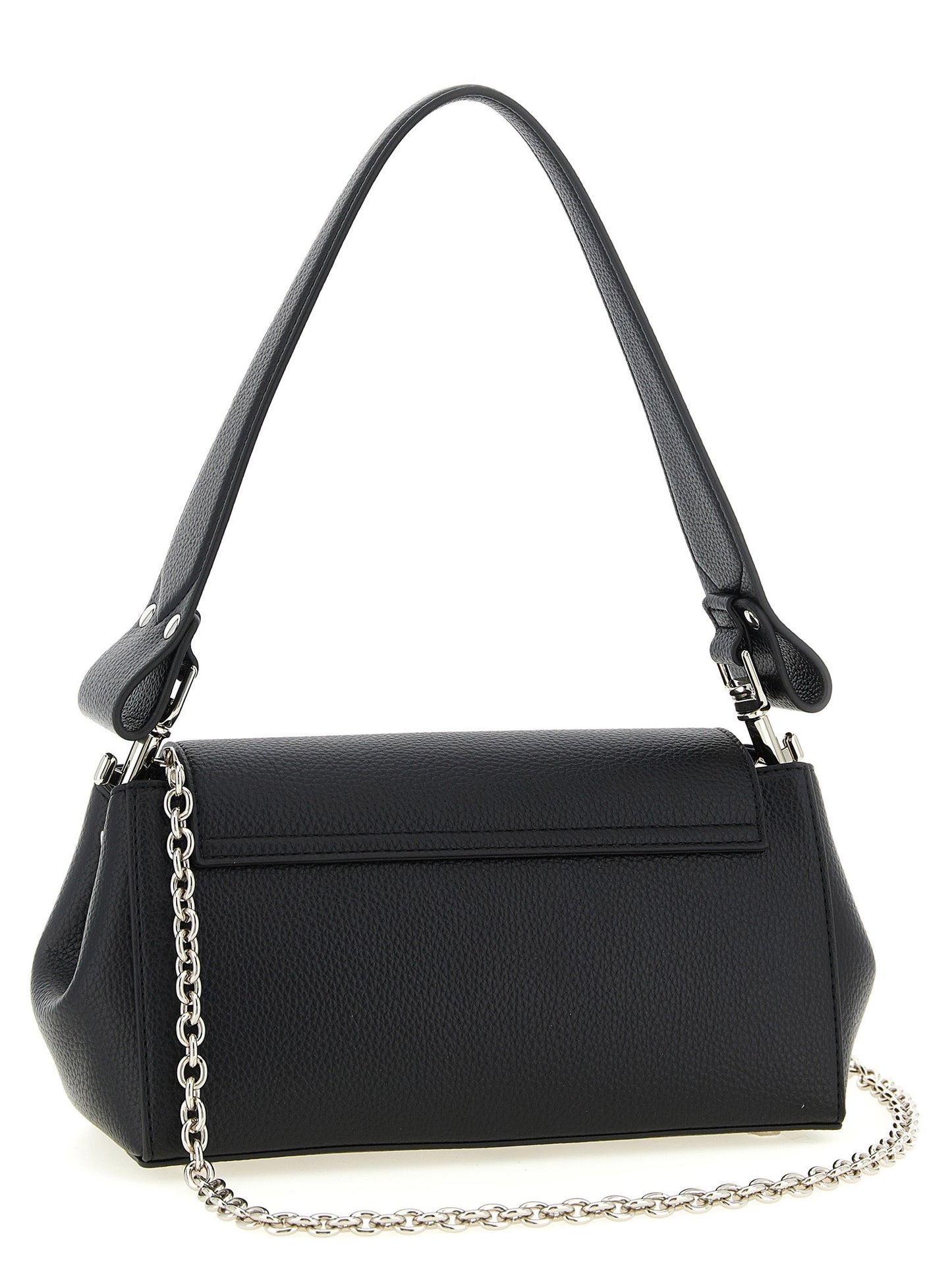 Black Polyethylene Shoulder Bag