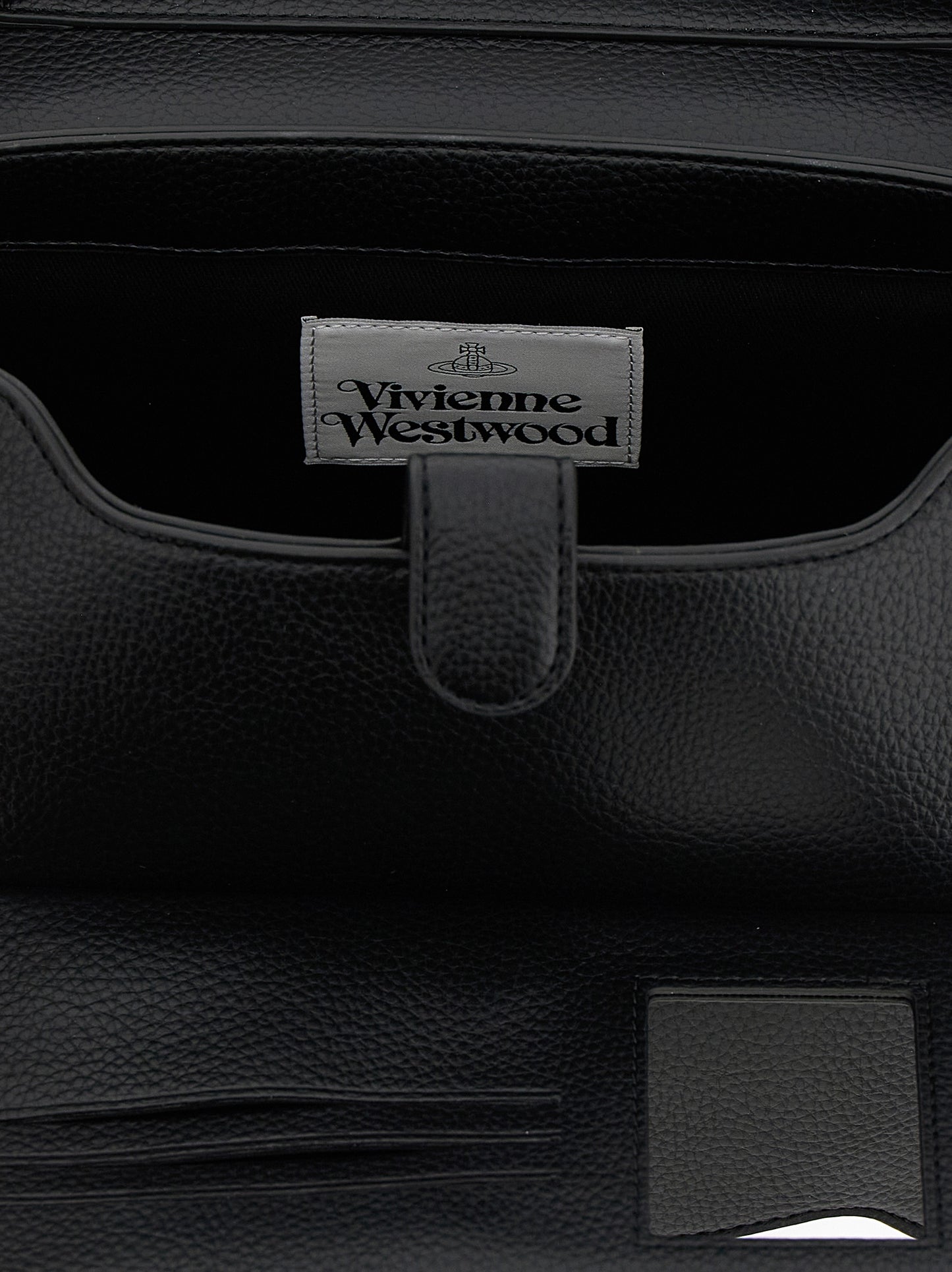 Black Polyethylene Shoulder Bag