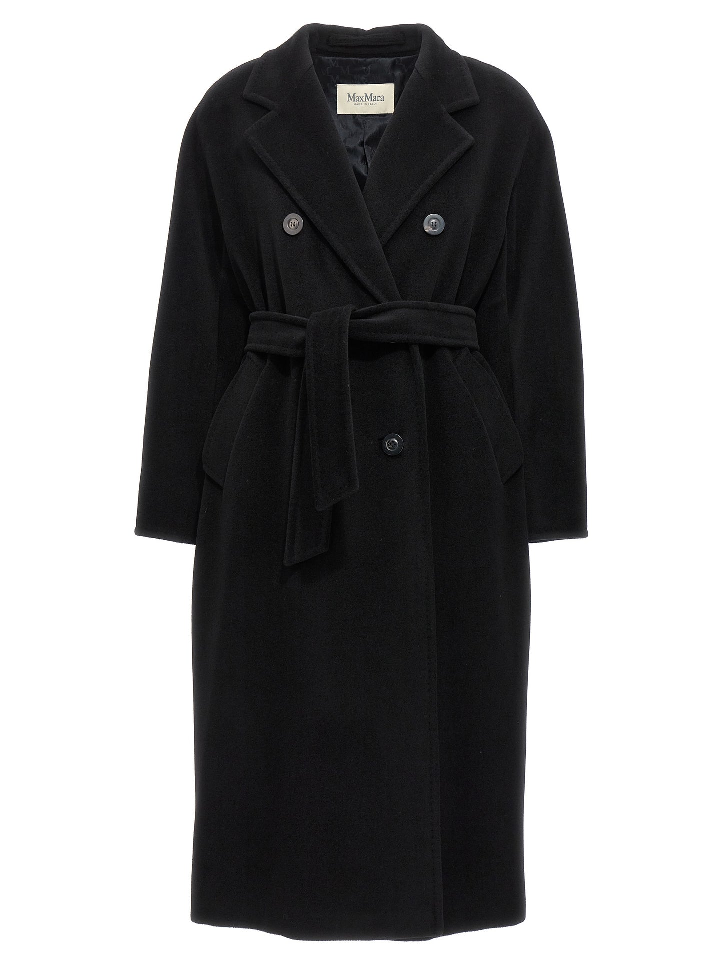 Black Virgin Wool Coat
