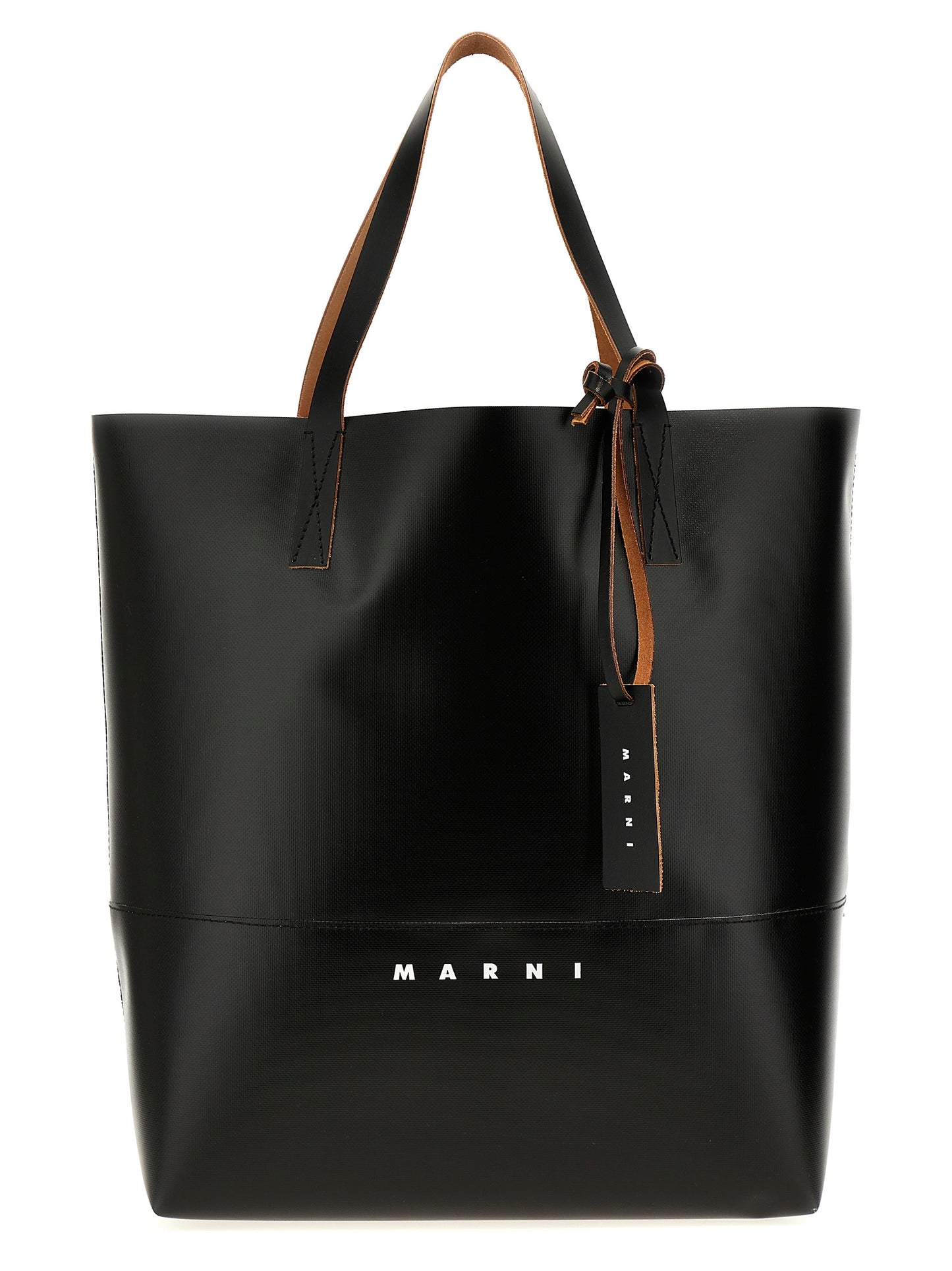 Black Polyethylene Tote Bag