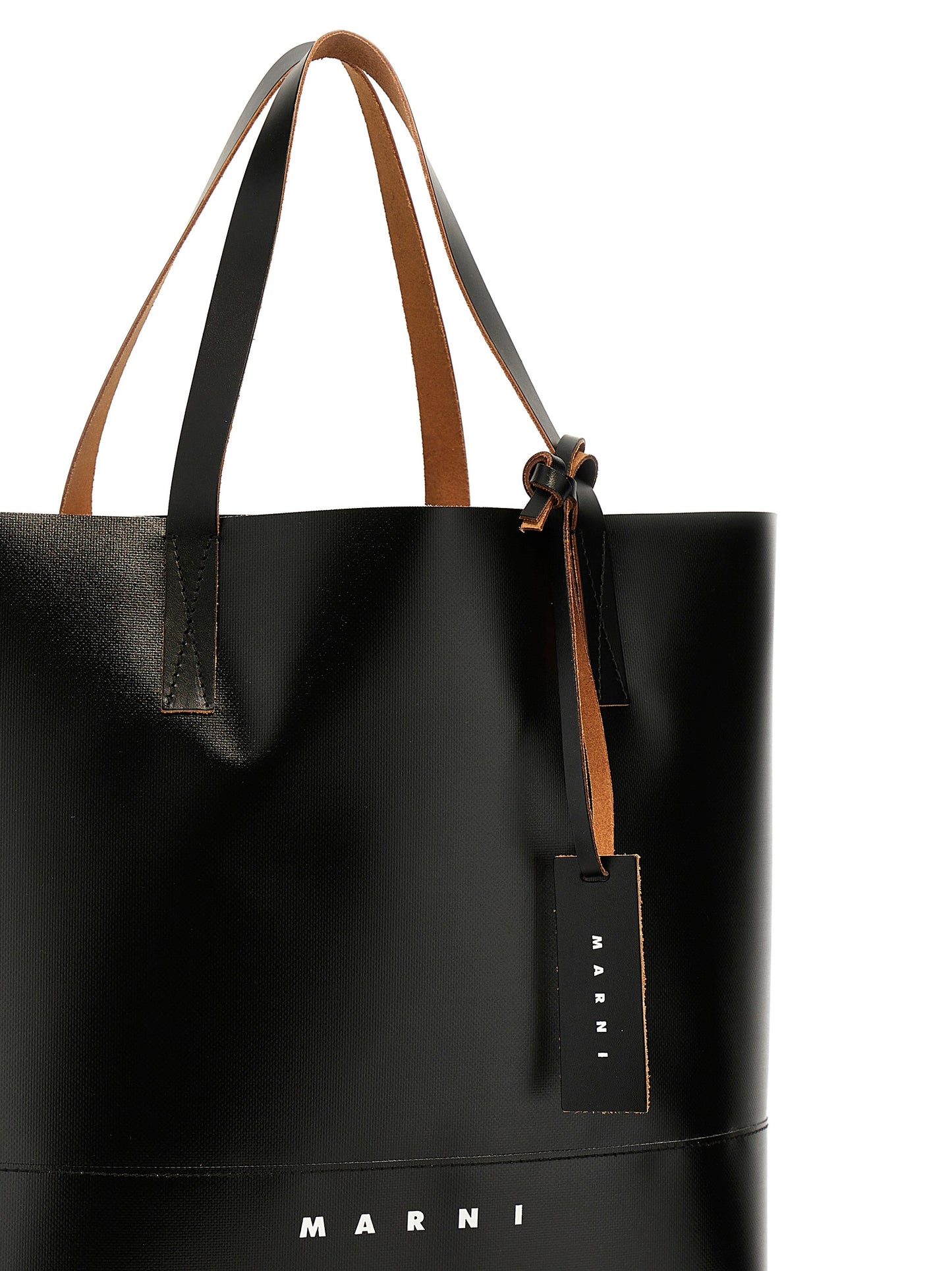 Black Polyethylene Tote Bag