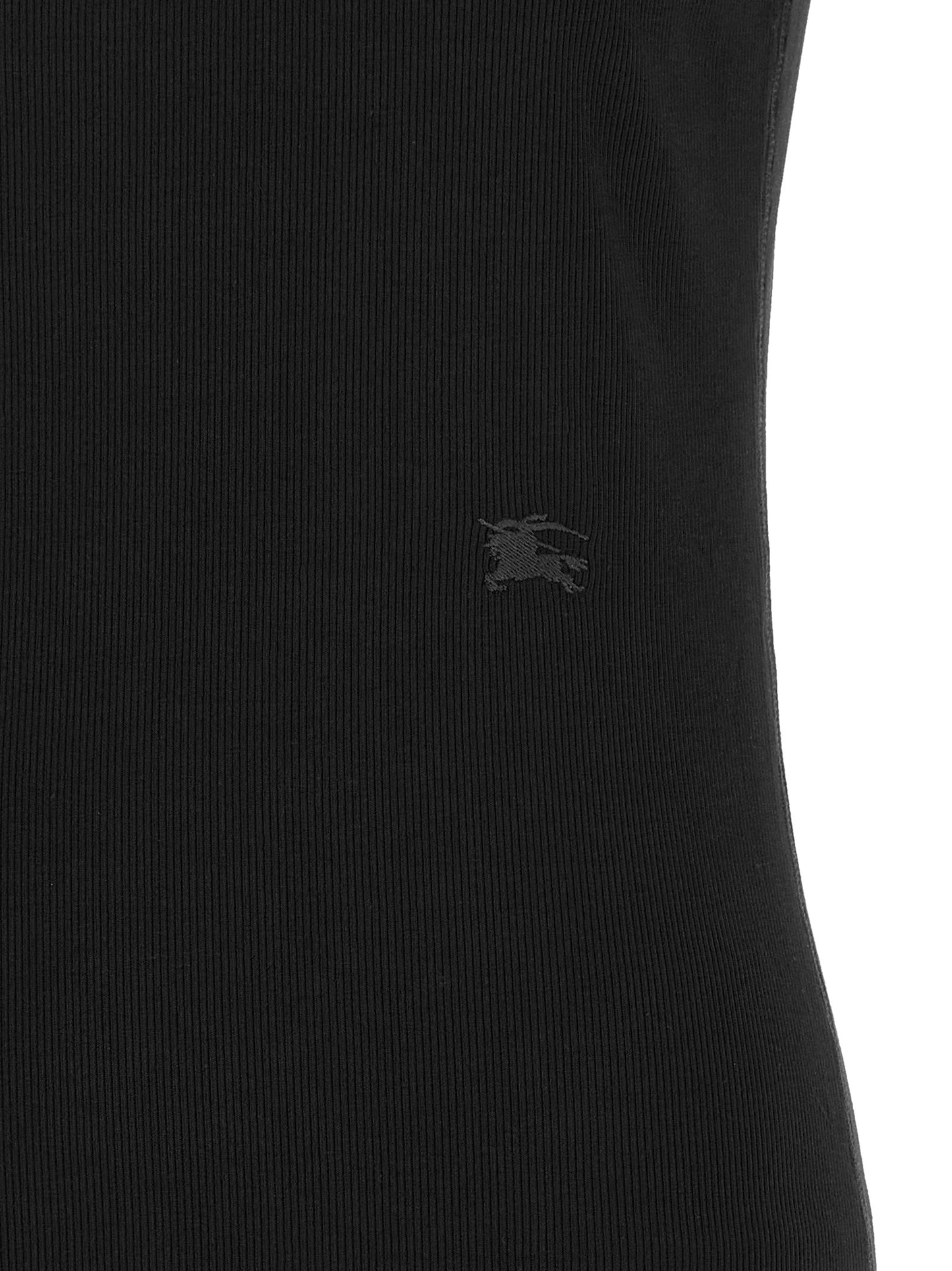 Black Cotton Short Dress
