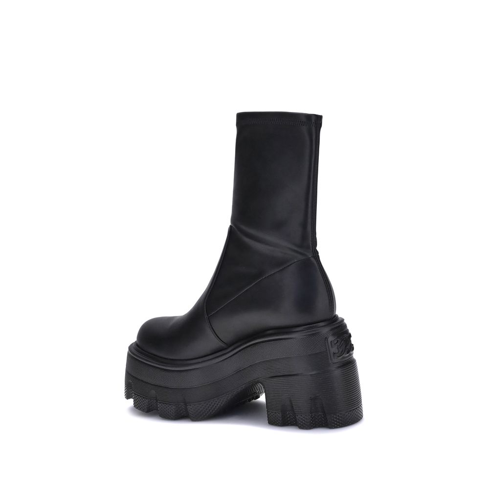 Black Polyamide Boots
