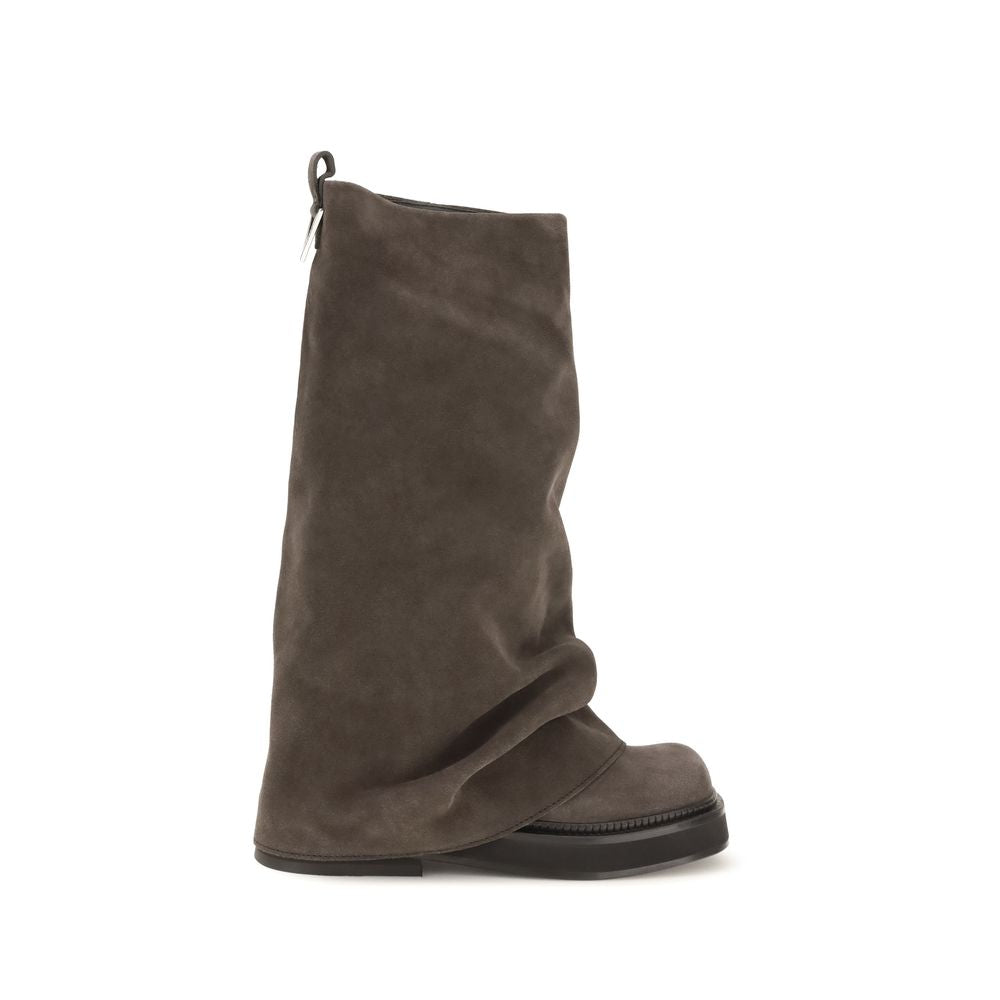 Brown Calf Leather Bos Taurus Boots