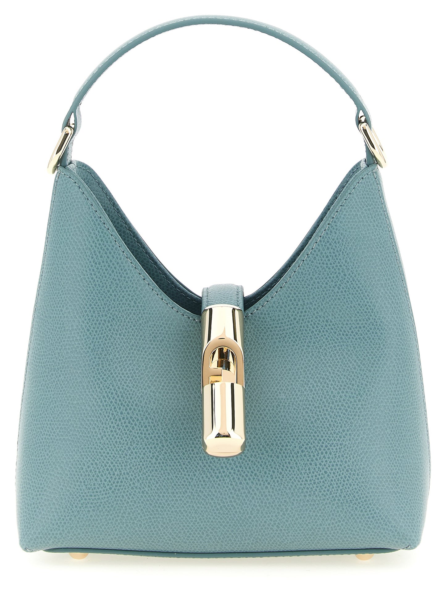 Blue Calfskin Handbag