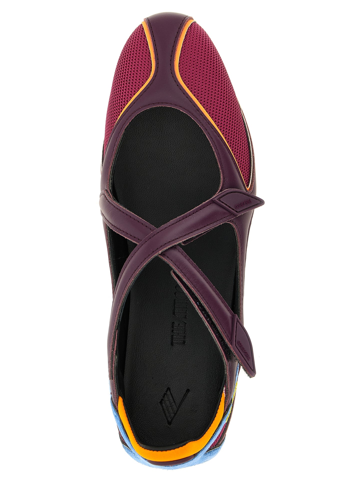 Multicolor Polyethylene Ballet Flats