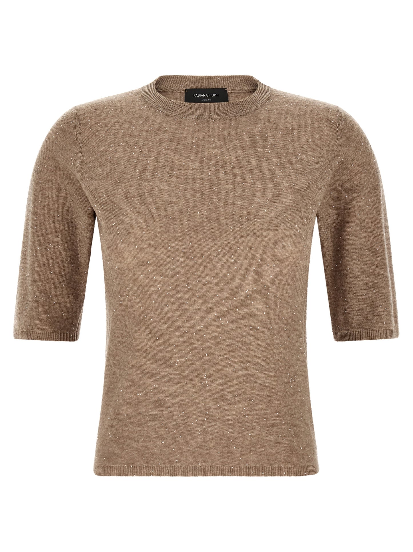 Beige Wool T-Shirt