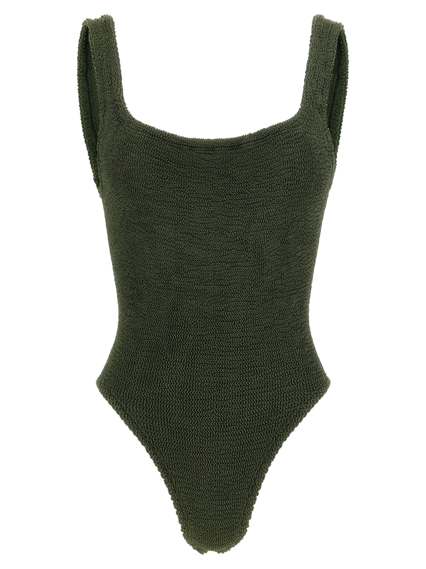 Bicolor Polyamide One-Piece Swimsuit