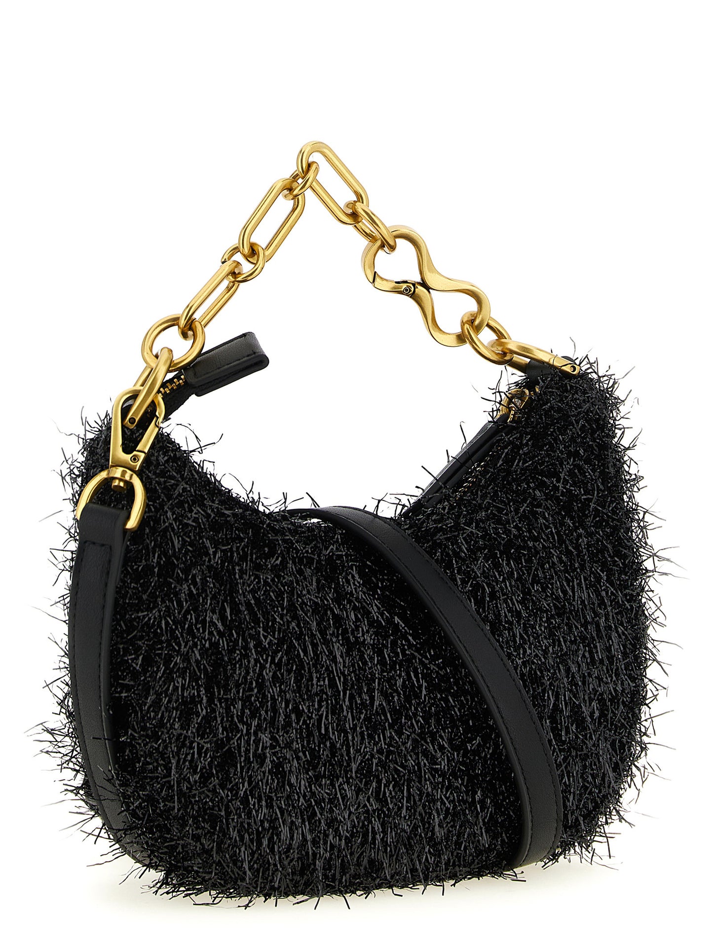 Black Polyester Handbag