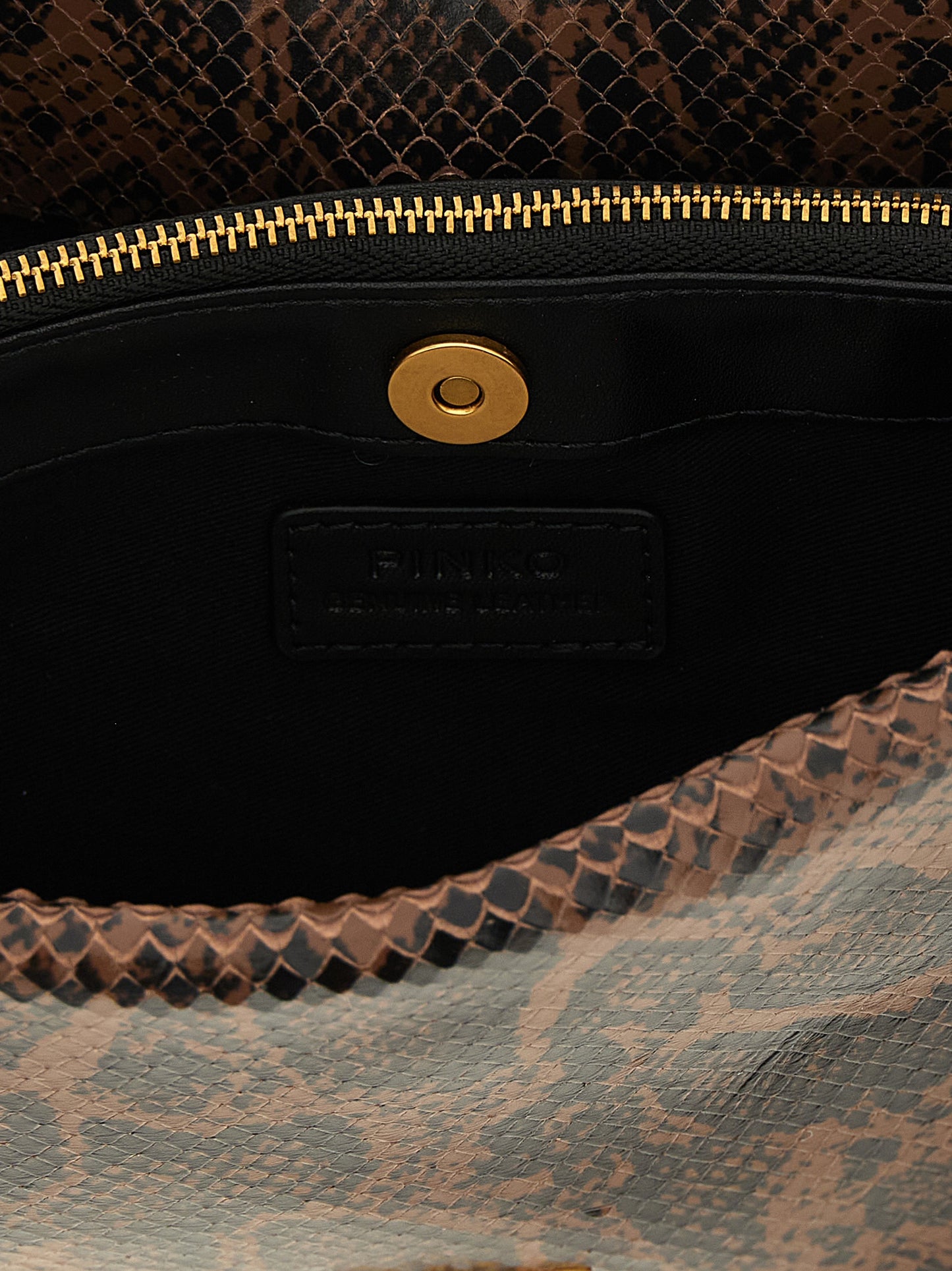 Brown Calfskin Crossbody Bag