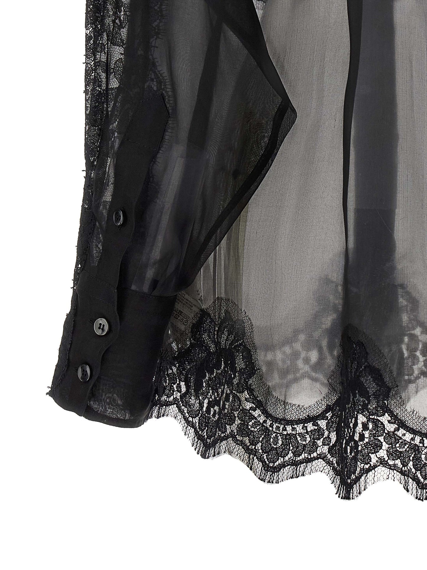 Black Silk Blouse