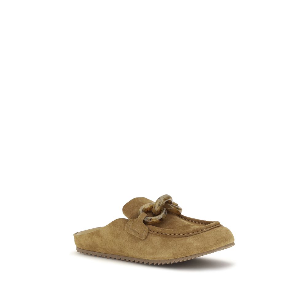 Beige Calf Leather Bos Taurus Moccassin