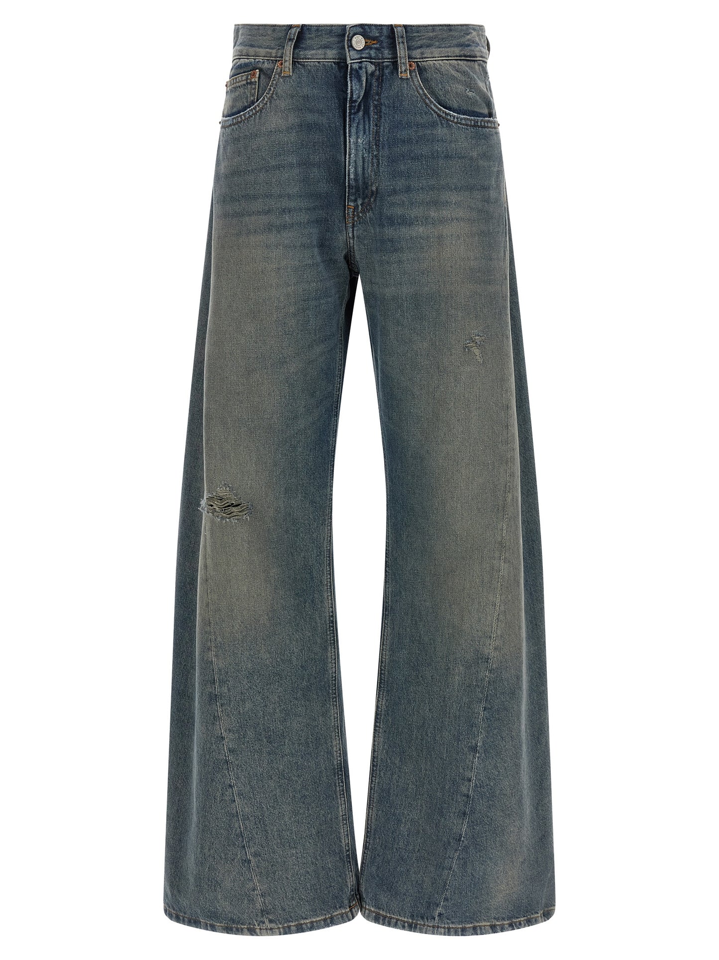 Blue Cotton Jeans Denim