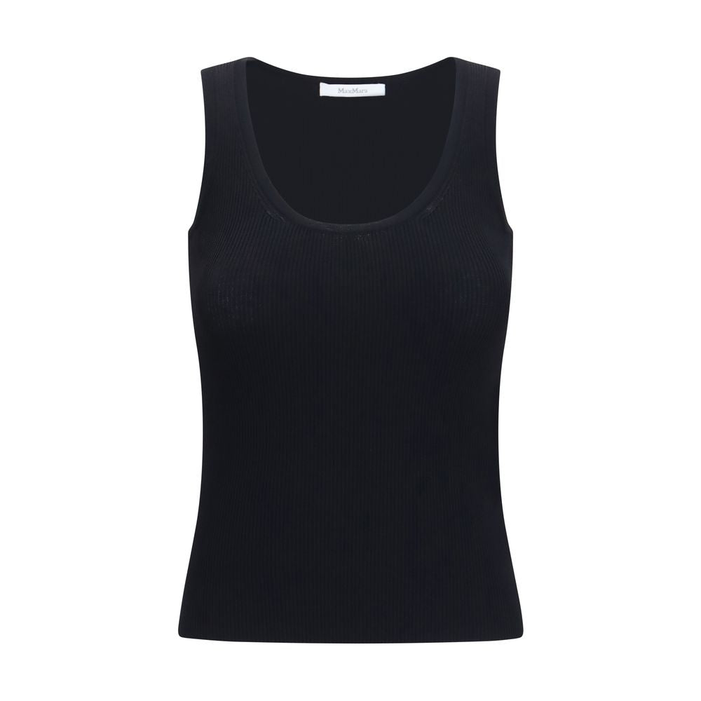 Black Viscose Tank Tops