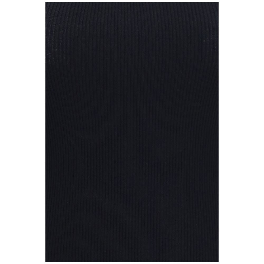 Black Viscose Tank Tops