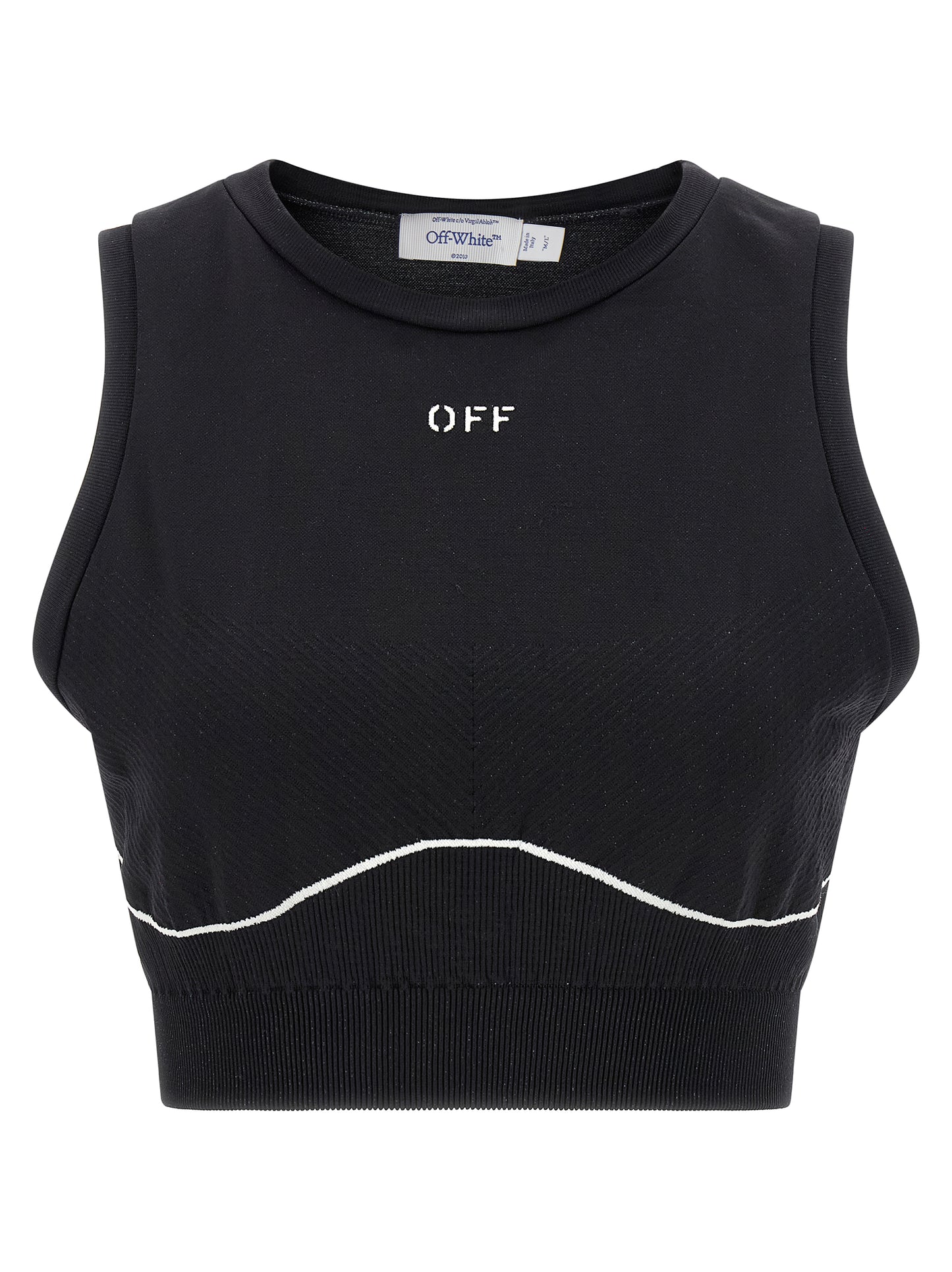 Black Polyamide Sport Bra