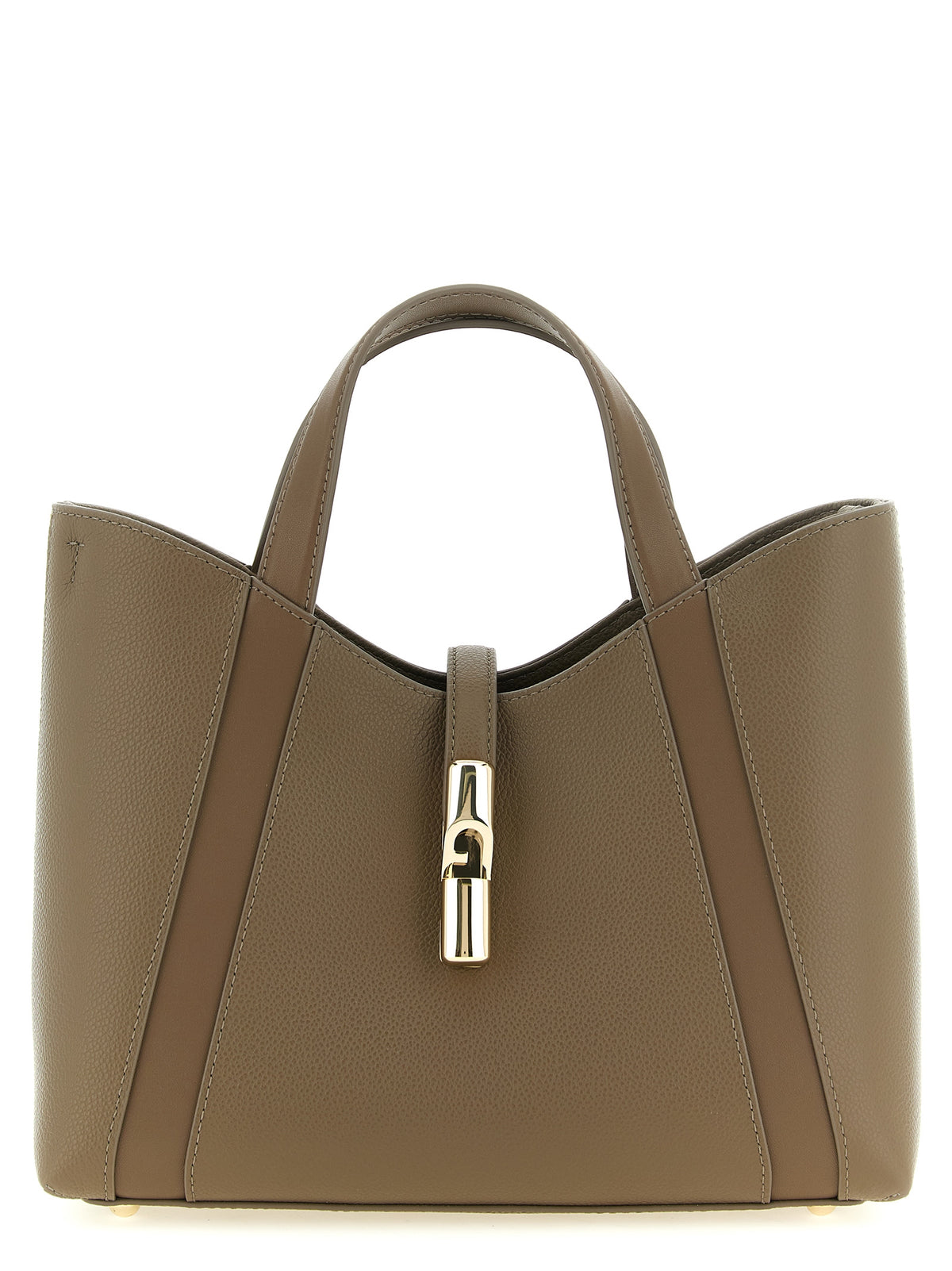 Gray Calfskin Tote Bag