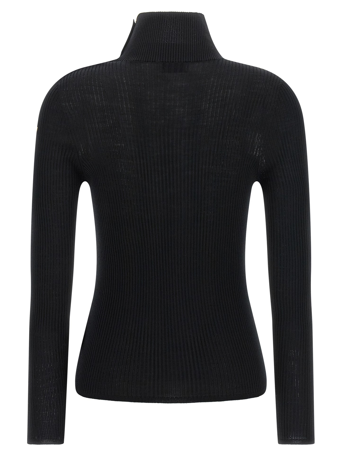 Black Virgin Wool Cardigan