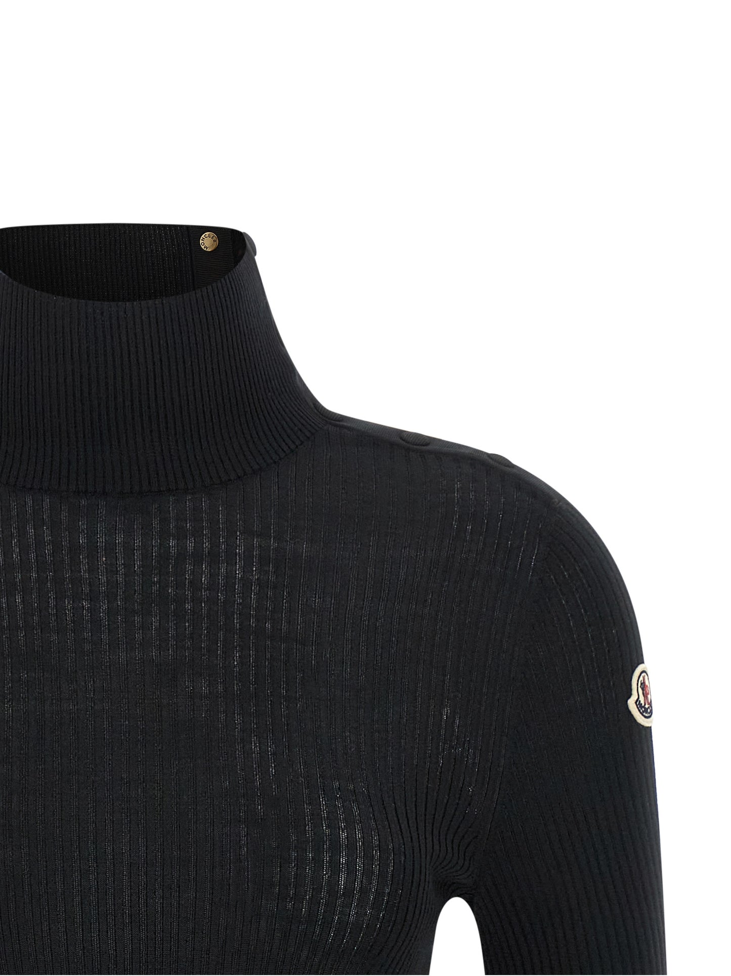Black Virgin Wool Cardigan
