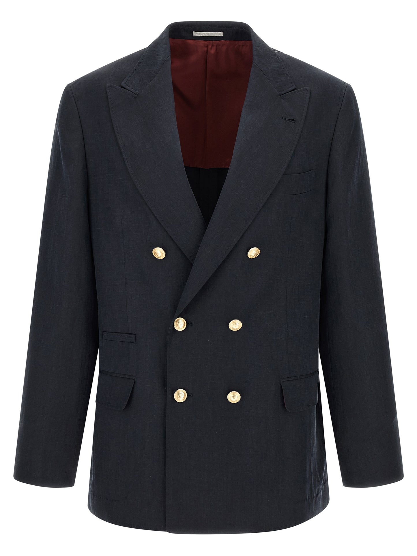 Blue Silk Blazer