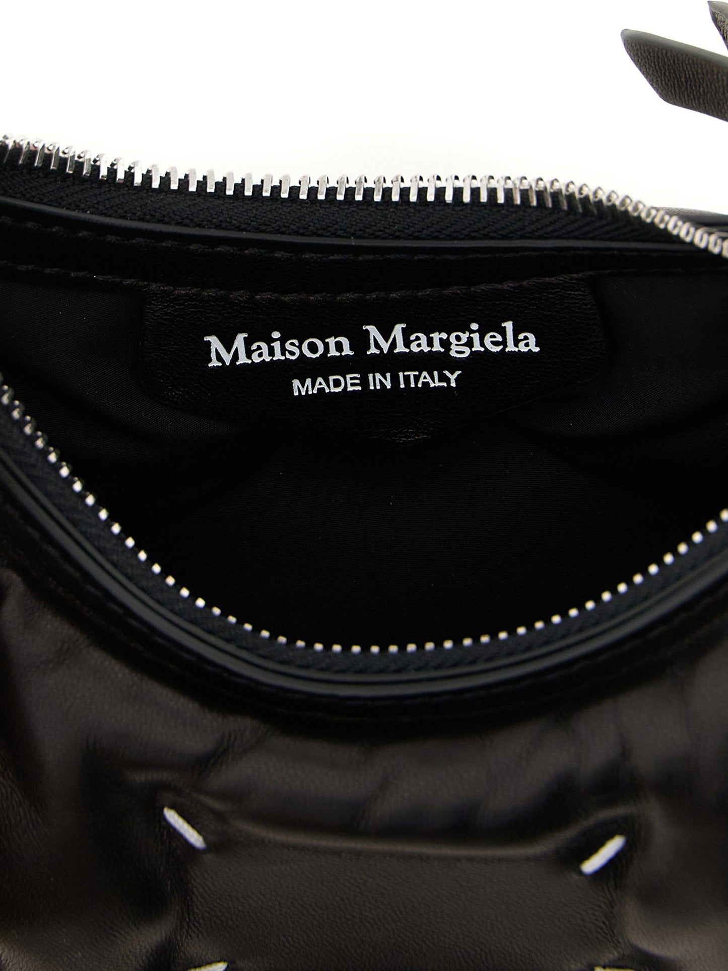 Black Lamb Leather Crossbody Bag