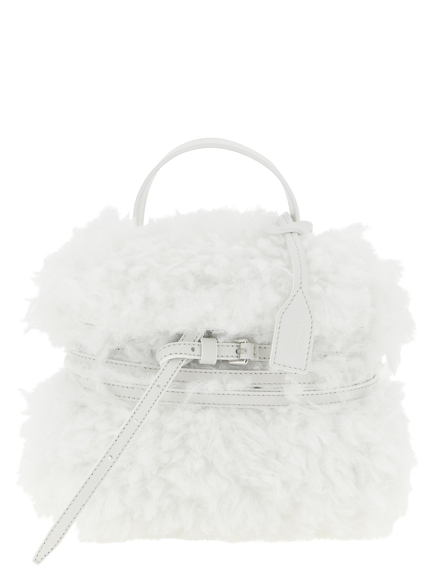 White Leather Handbag