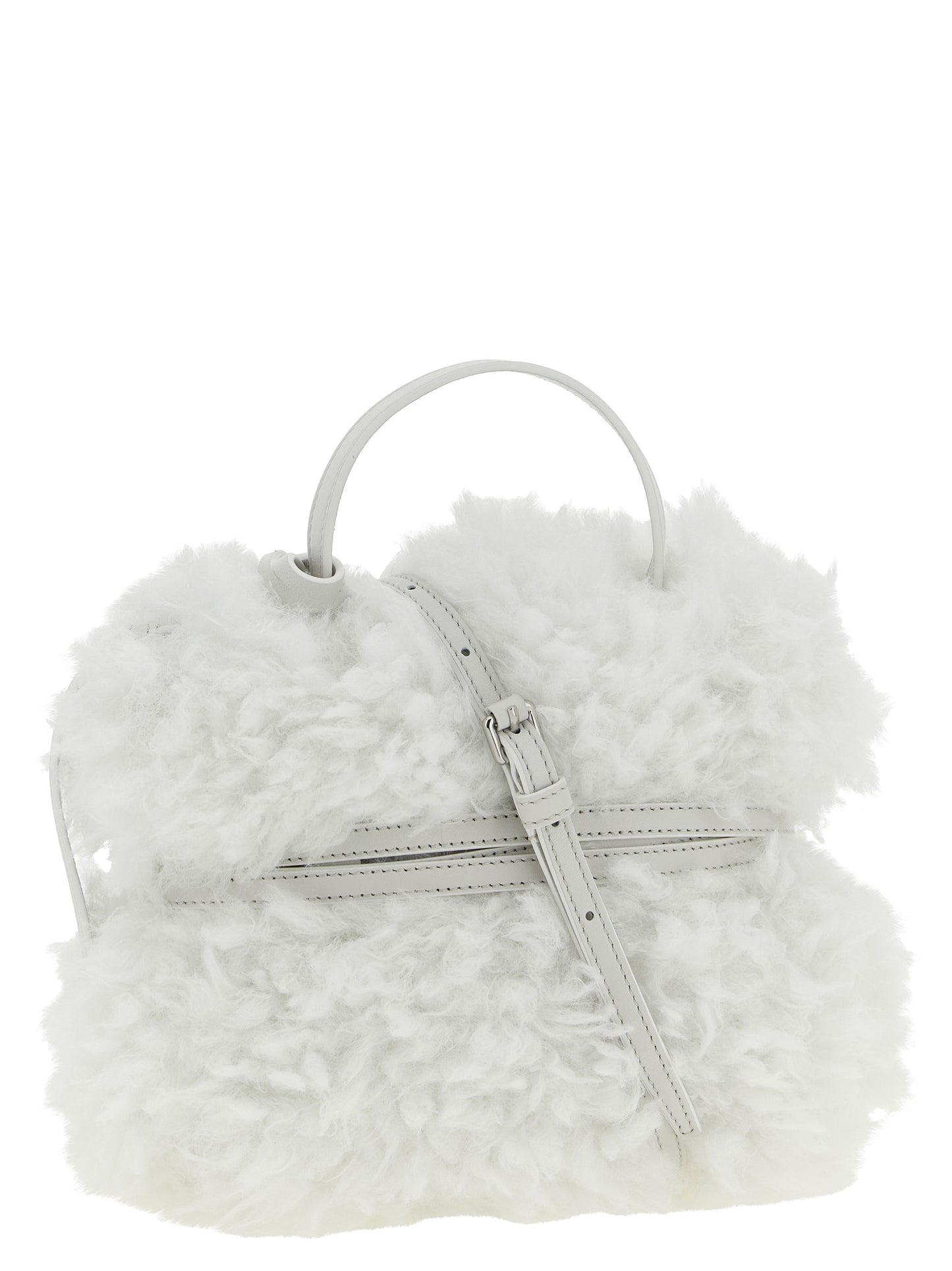 White Leather Handbag