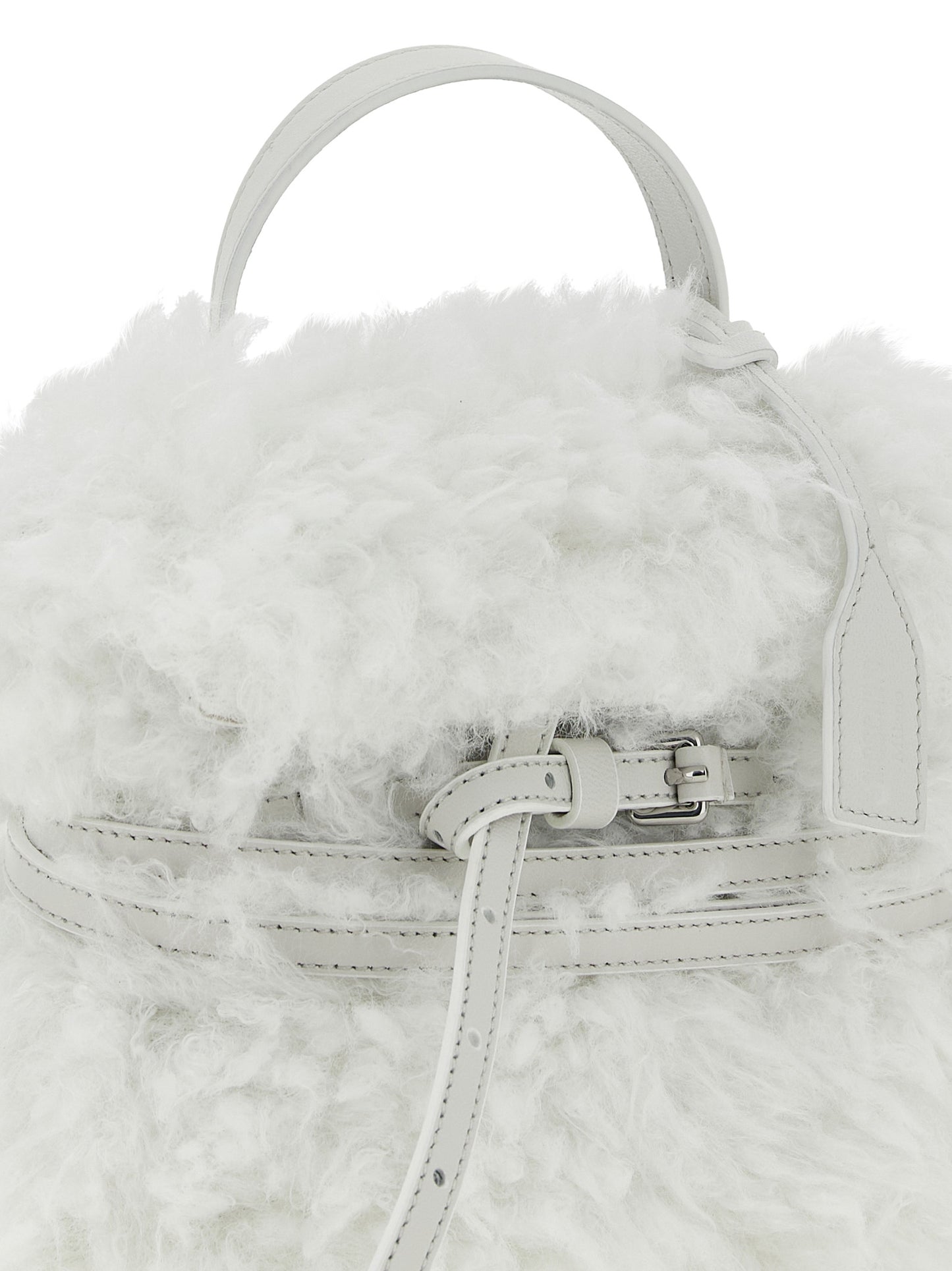 White Leather Handbag