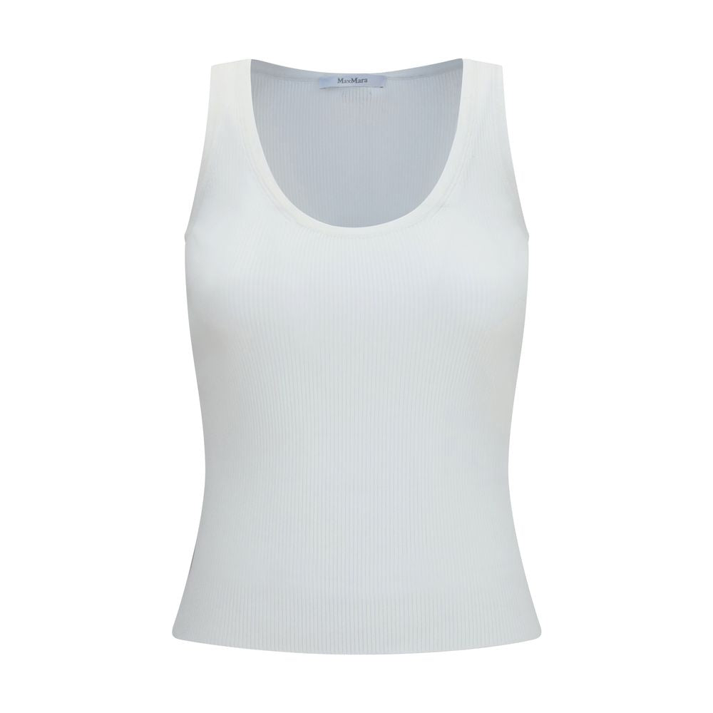 White Viscose Tank Tops