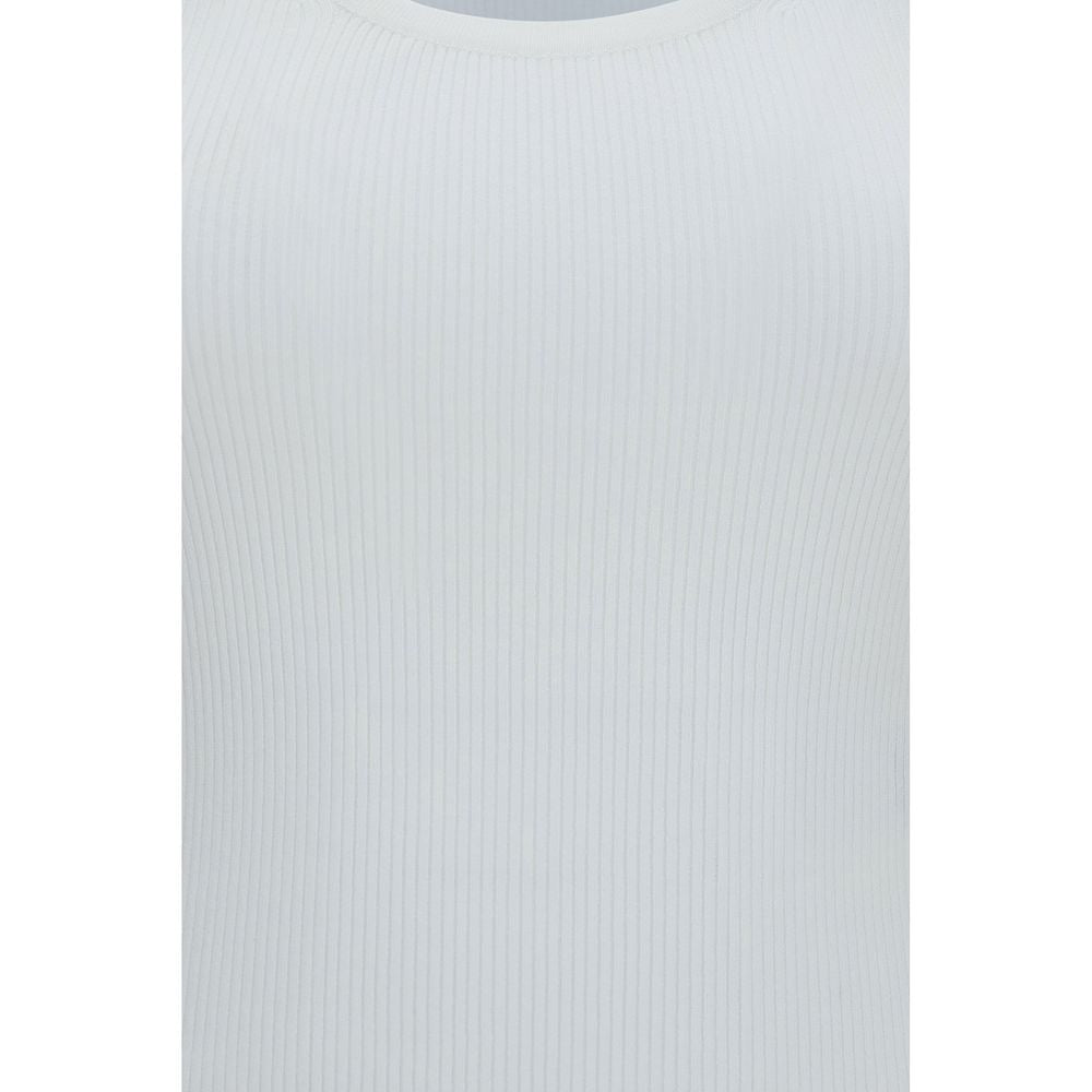 White Viscose Tank Tops