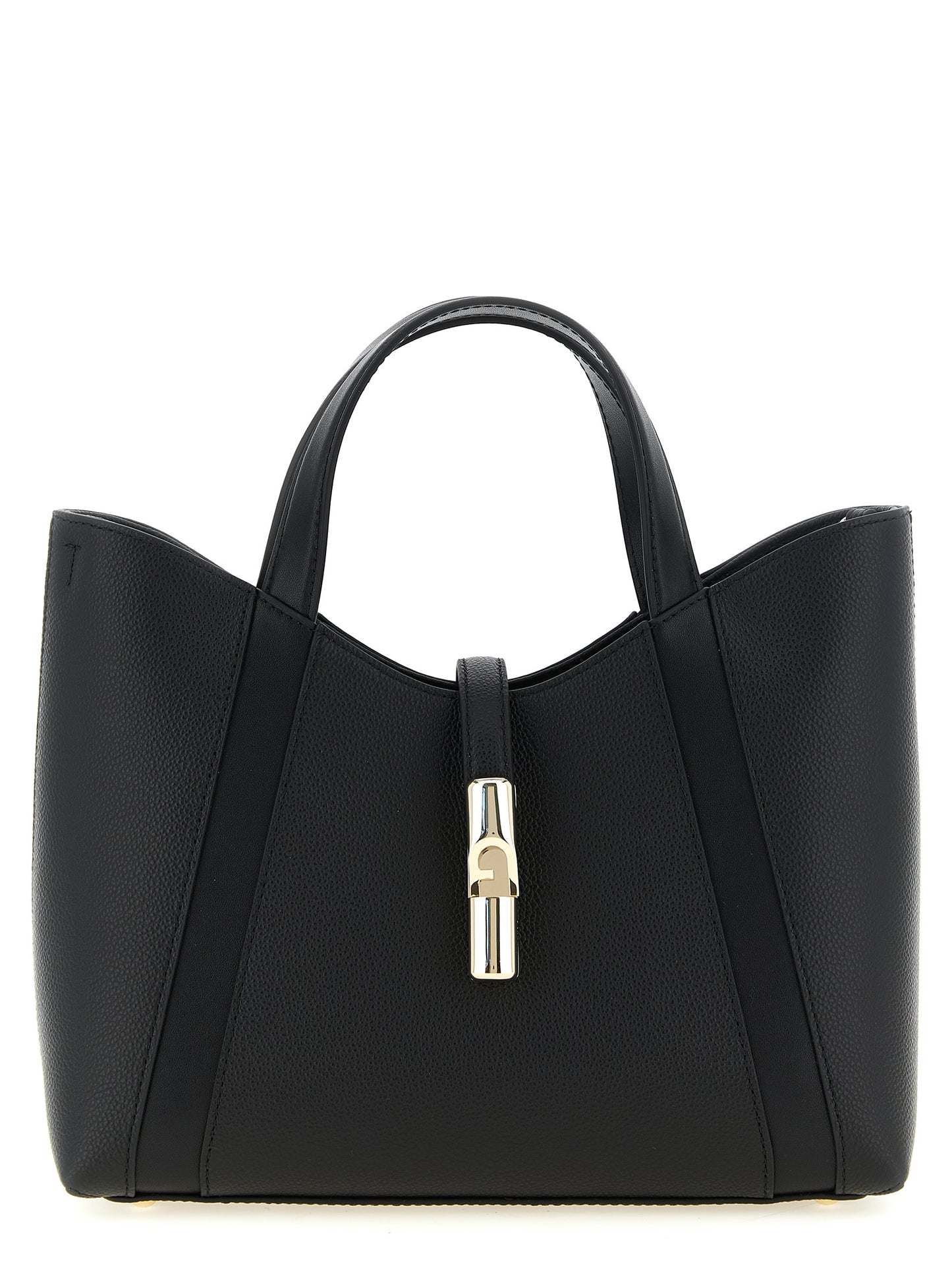 Black Calfskin Tote Bag