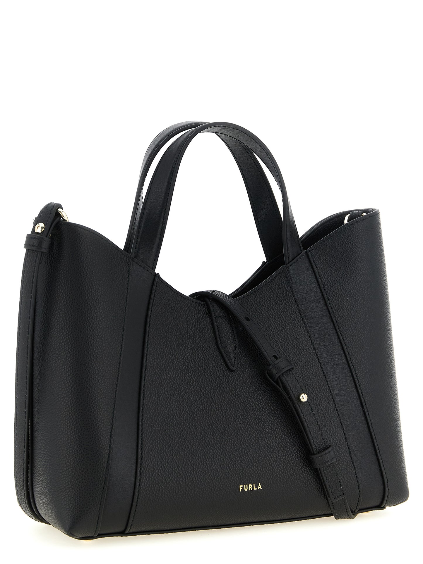 Black Calfskin Tote Bag