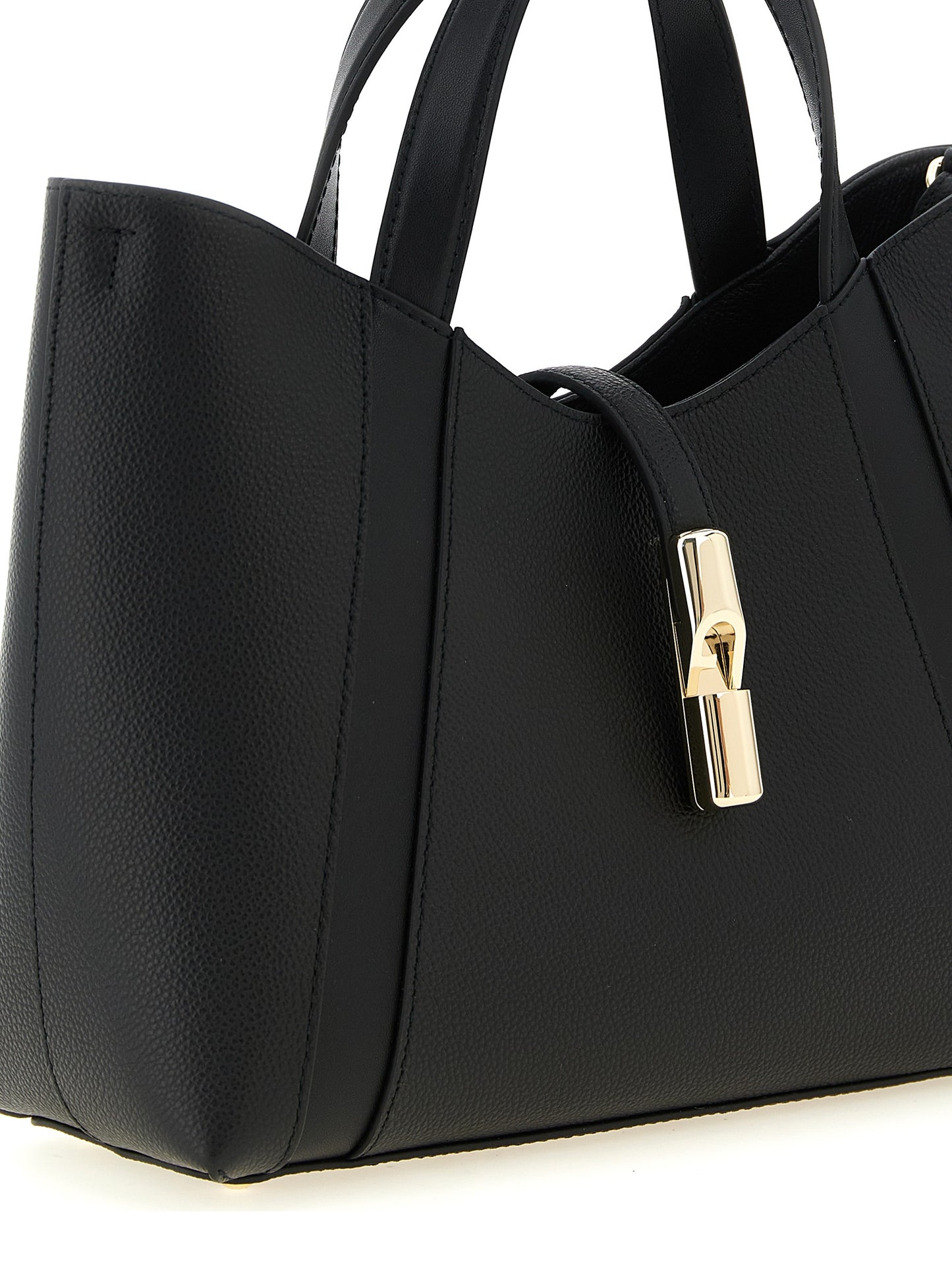 Black Calfskin Tote Bag