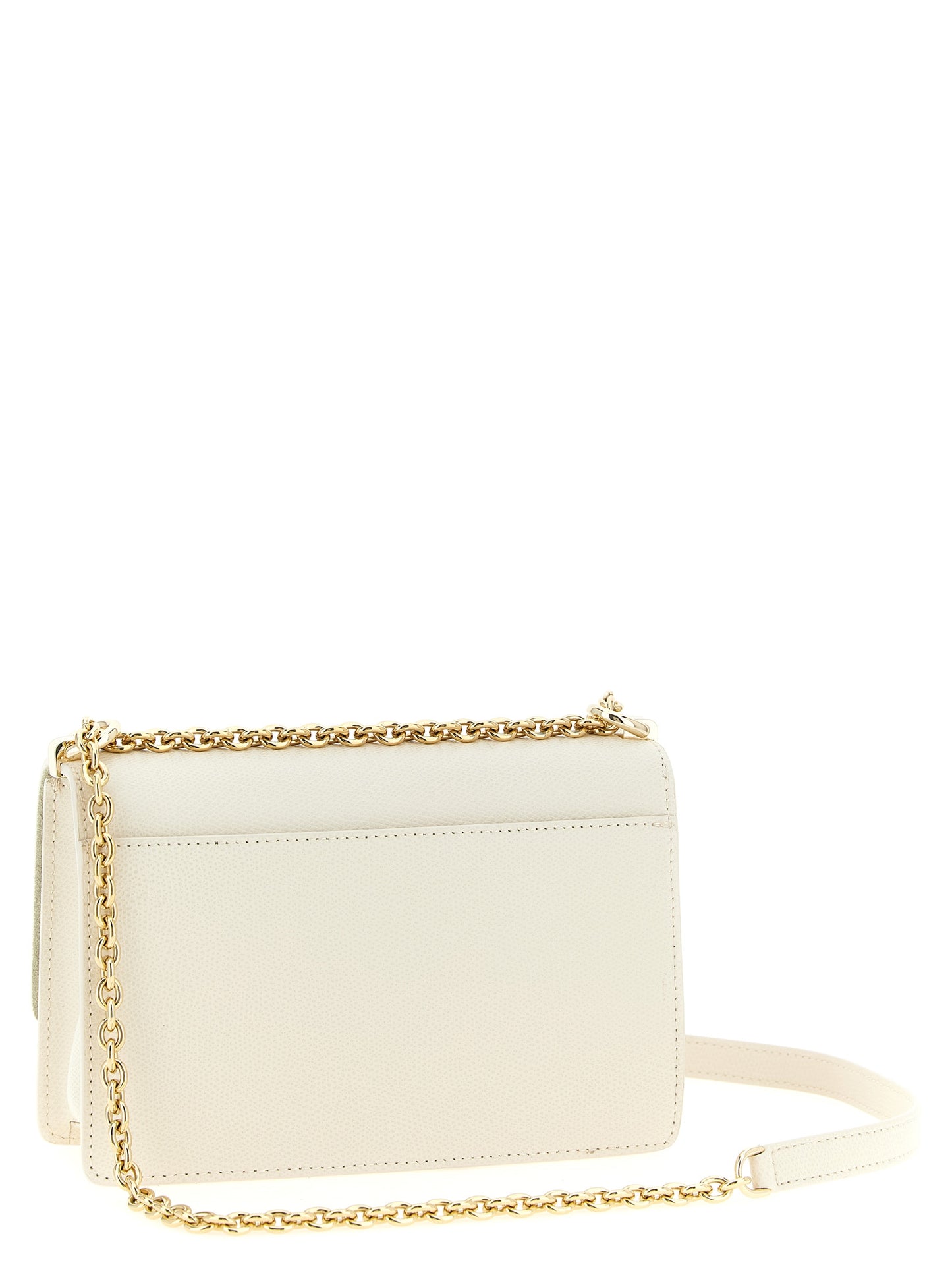 White Calfskin Crossbody Bag