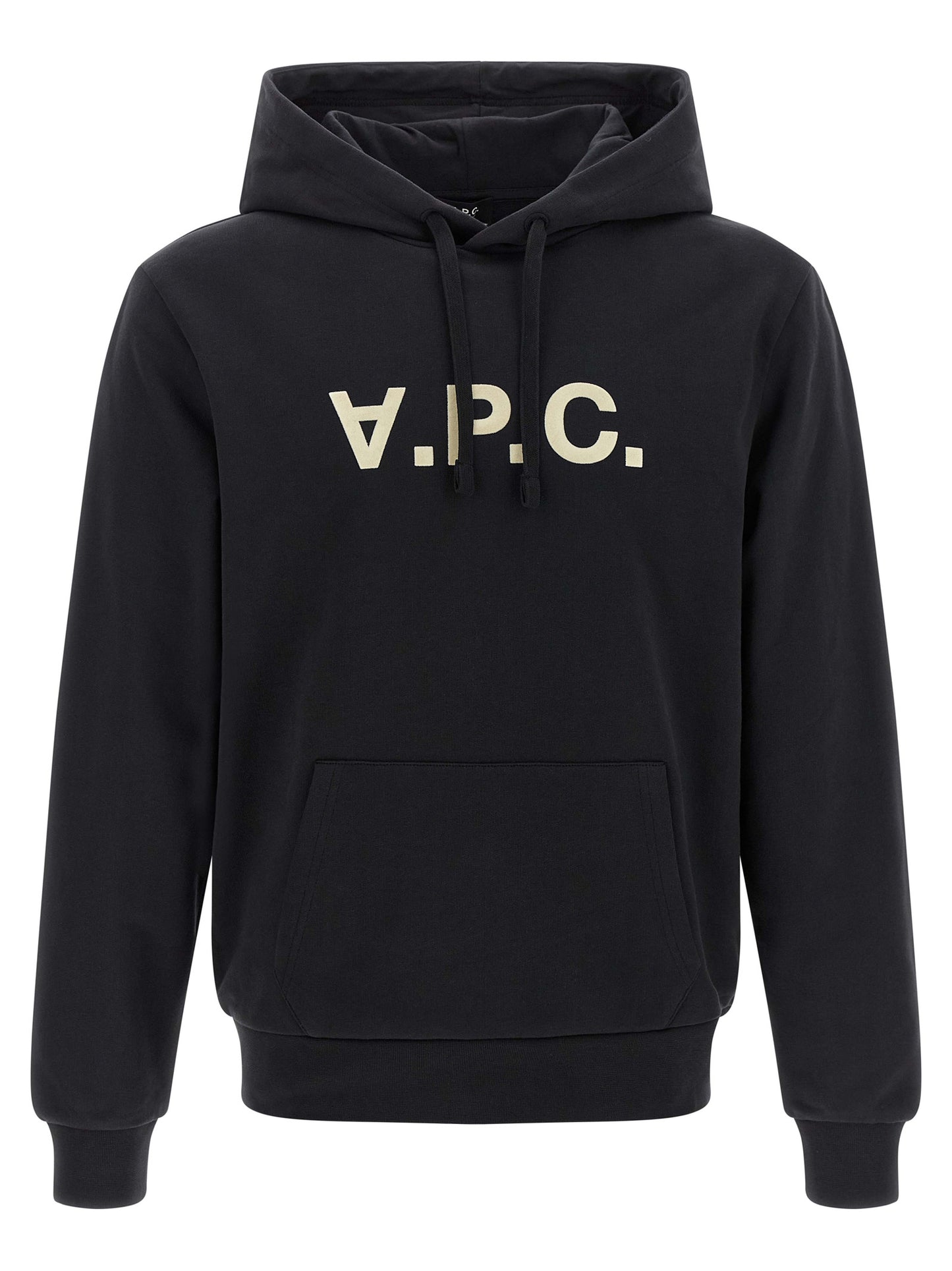 Black Cotton Hoodie