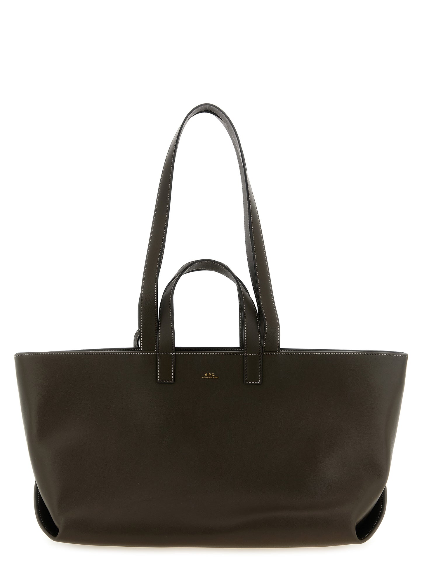 Brown Cowhide Tote Bag