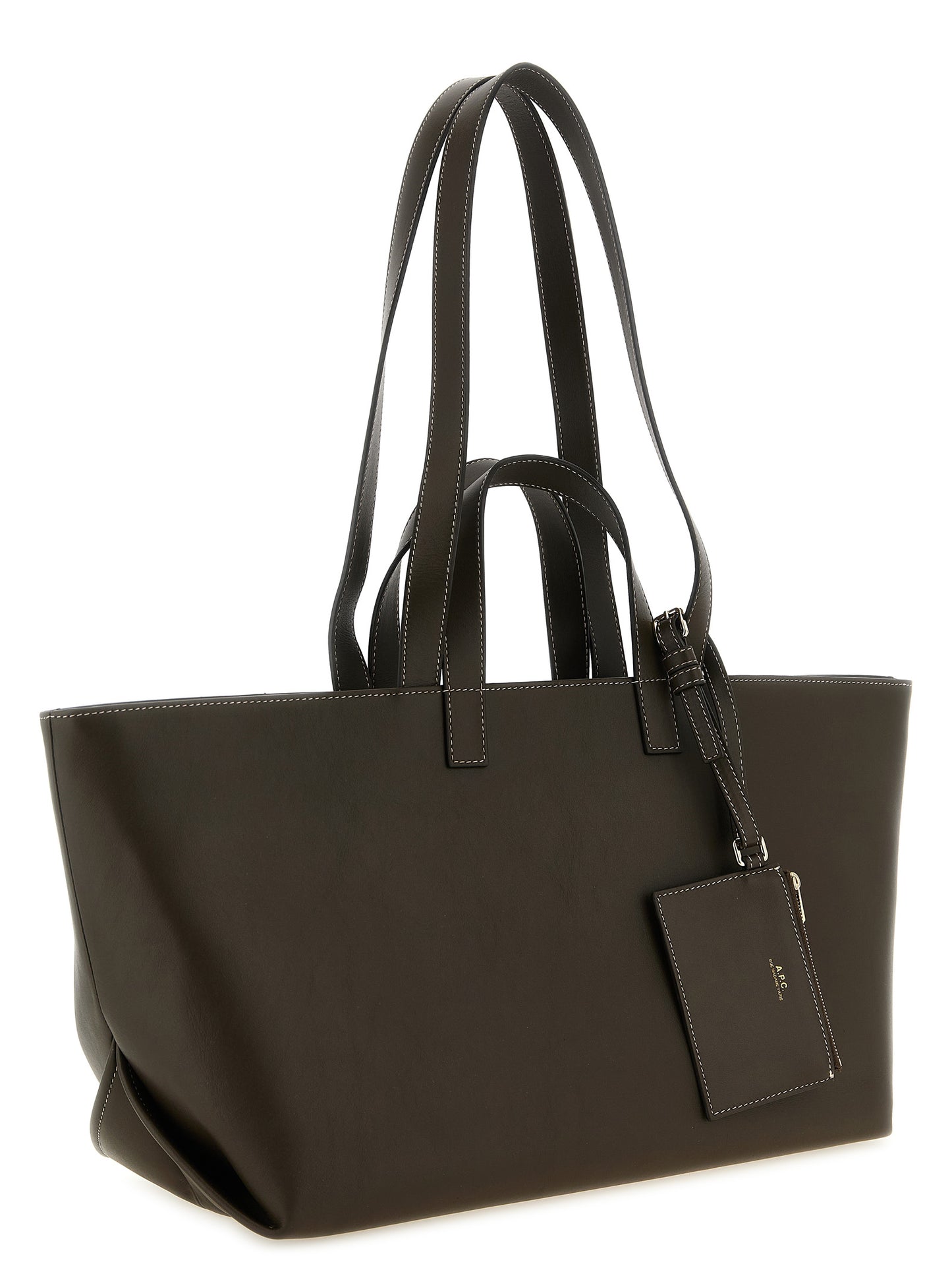 Brown Cowhide Tote Bag