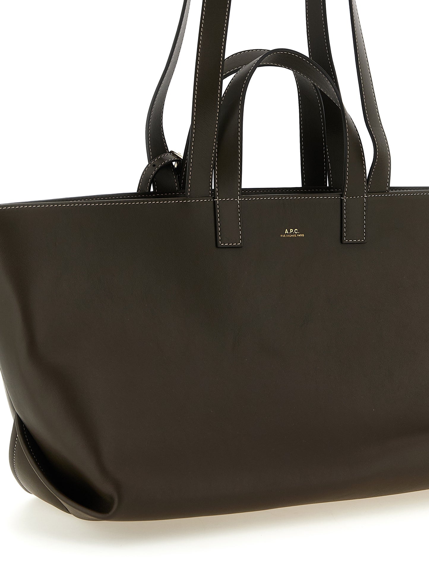 Brown Cowhide Tote Bag