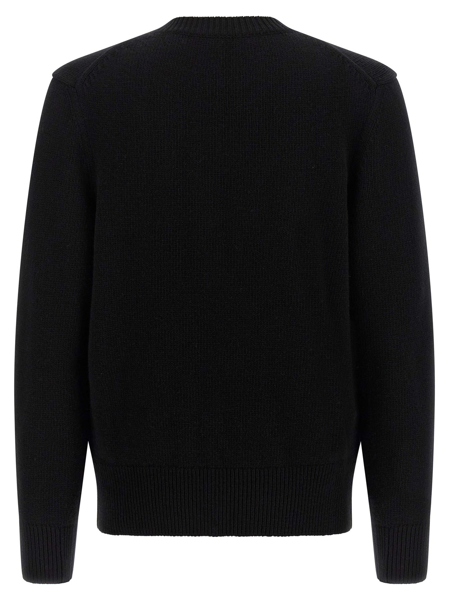 Black Wool Cardigan