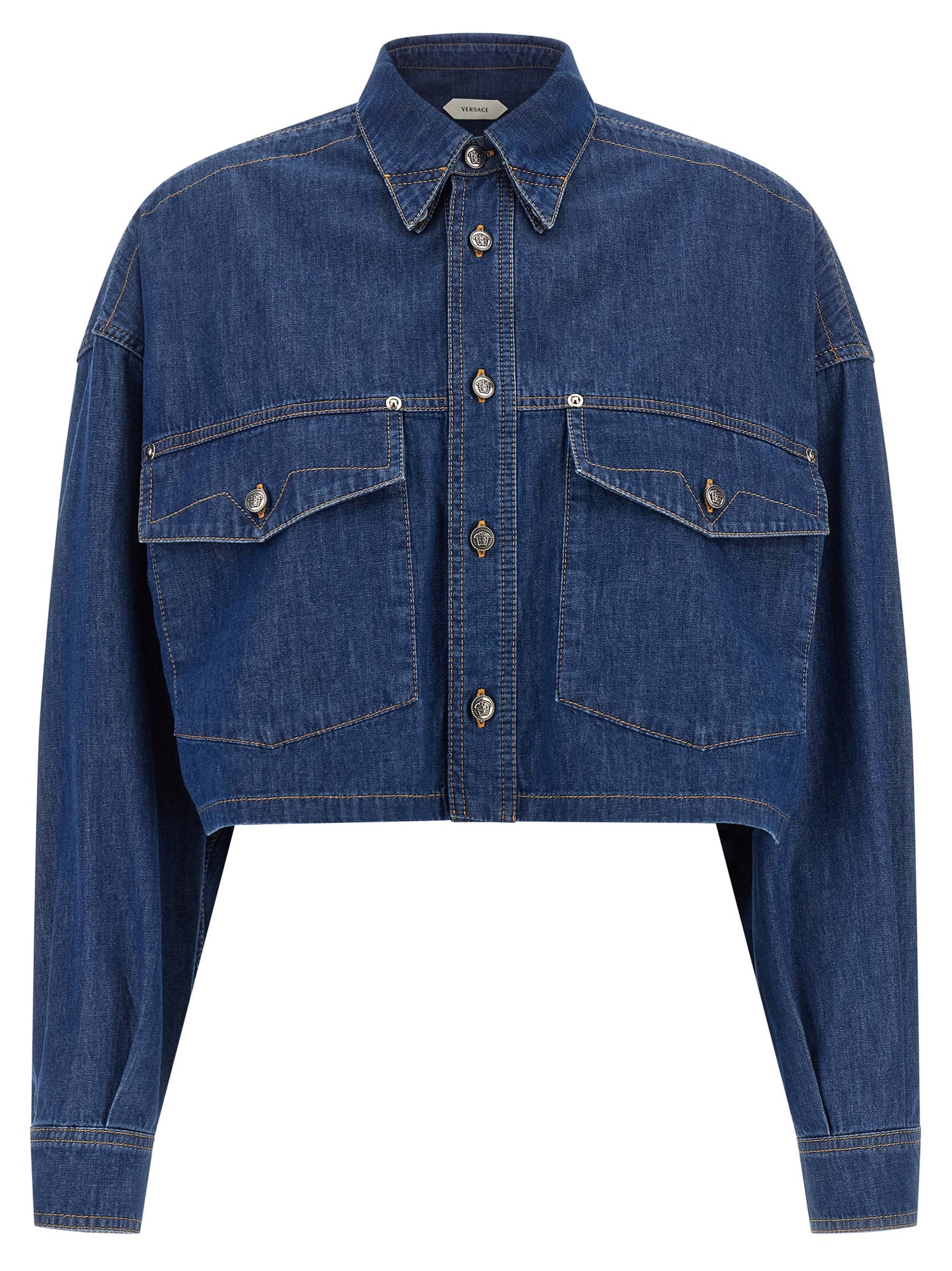 Blue Cotton Blouse